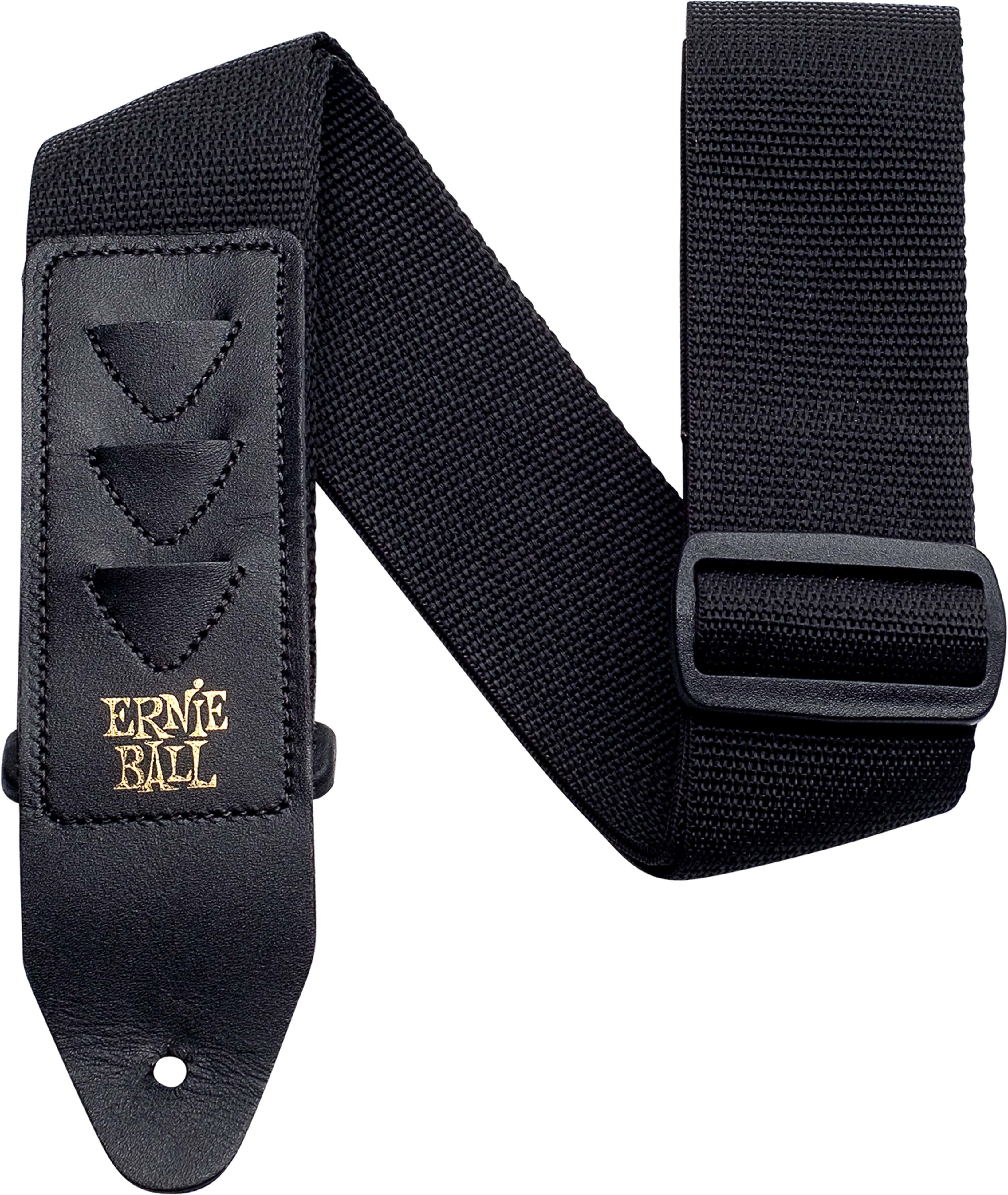 Pick Holder PolyPro Strap Black - Ernie Ball P04039