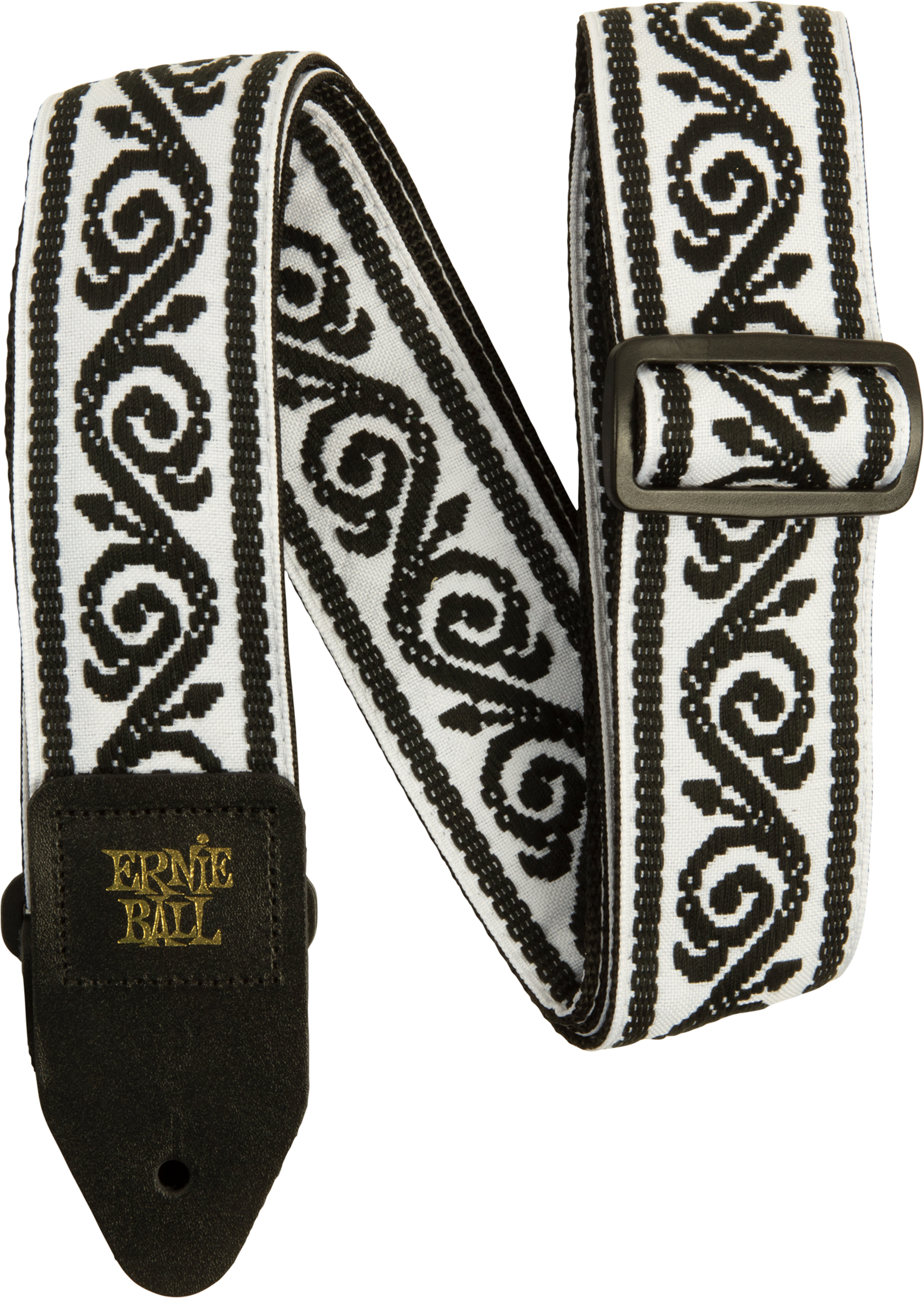 Jacquard Guitar Strap Black Vine - Ernie Ball P05342