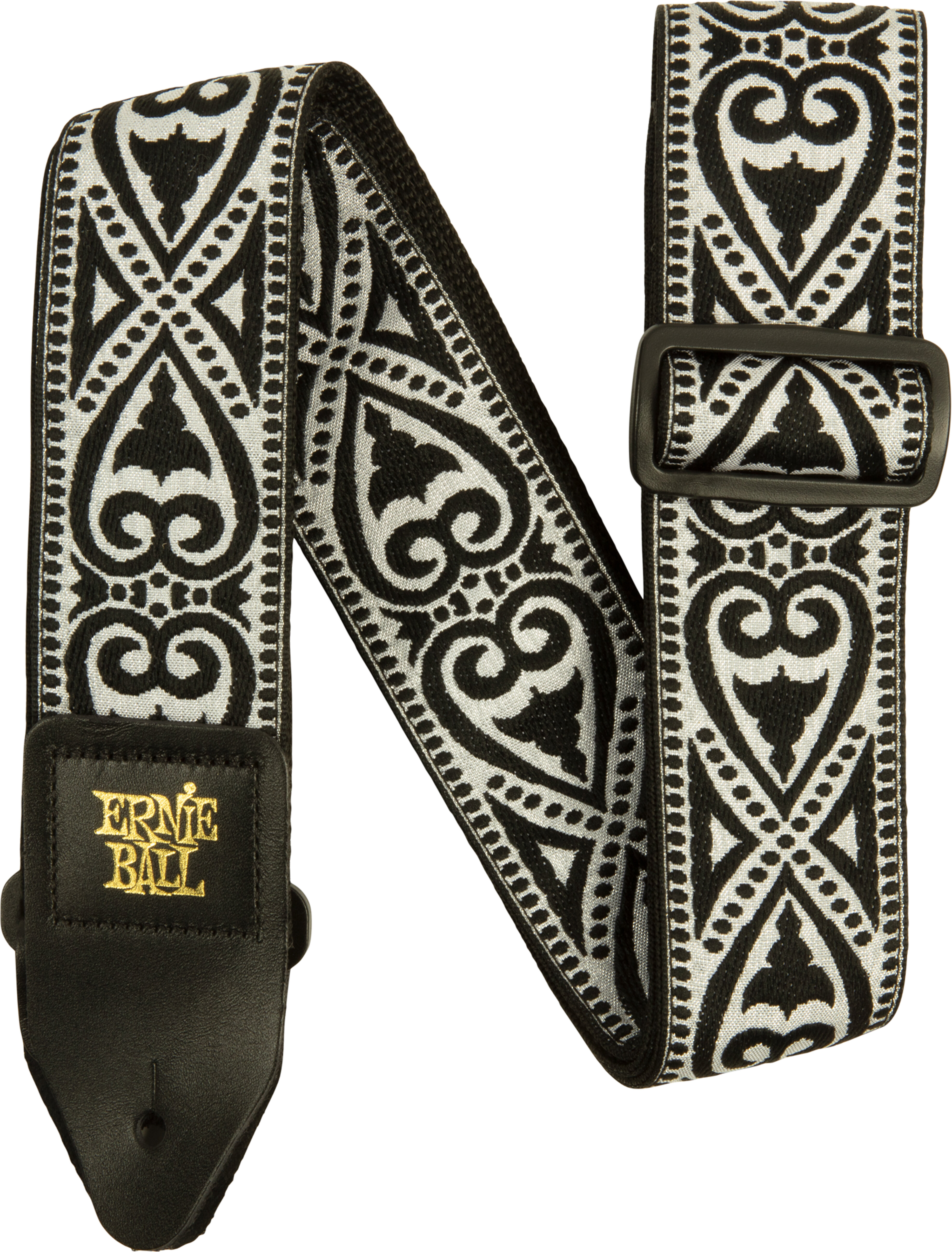 Jacquard Strap Black Heart - Ernie Ball P05345