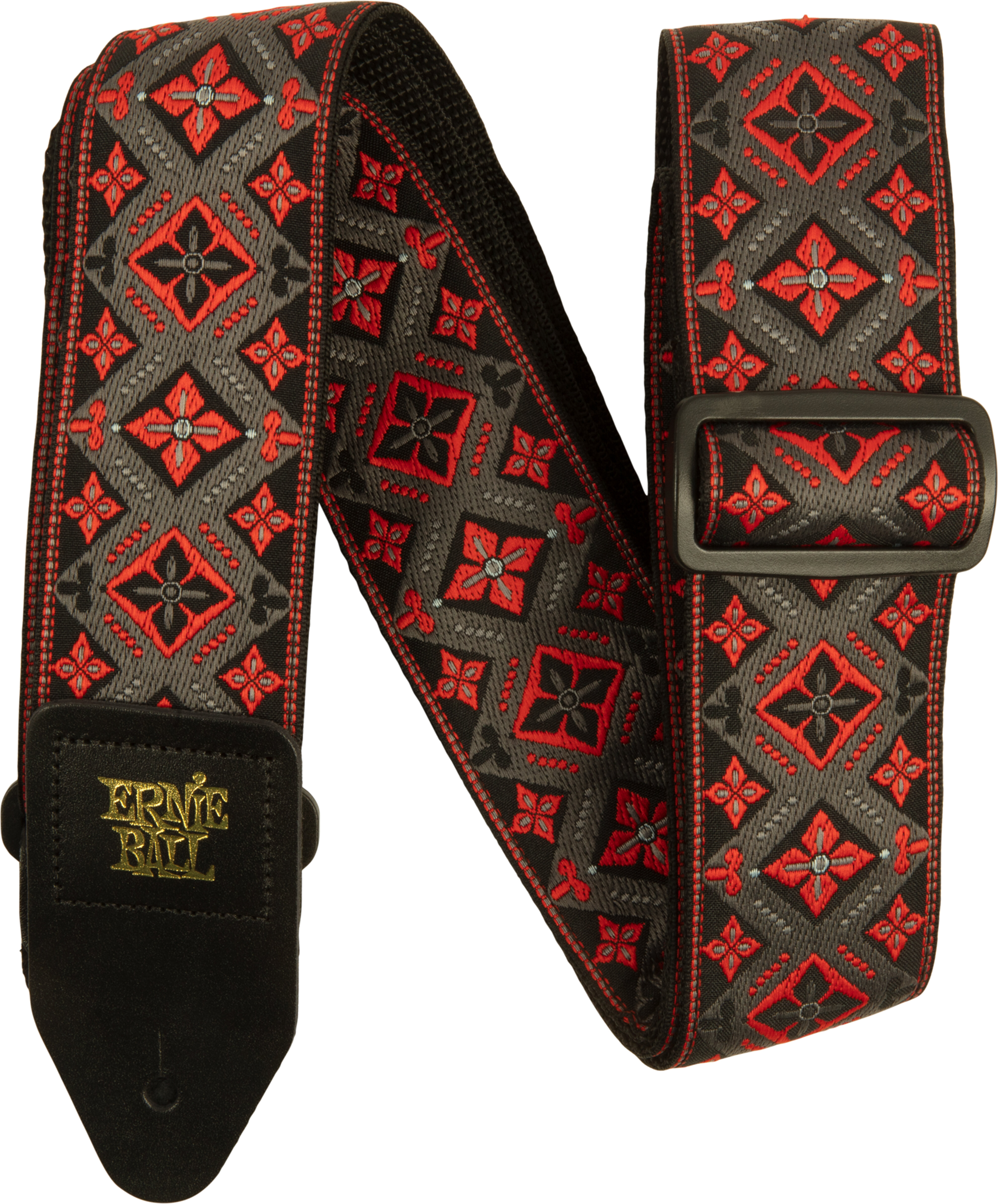 Jacquard Guitar Strap Red King - Ernie Ball P05346