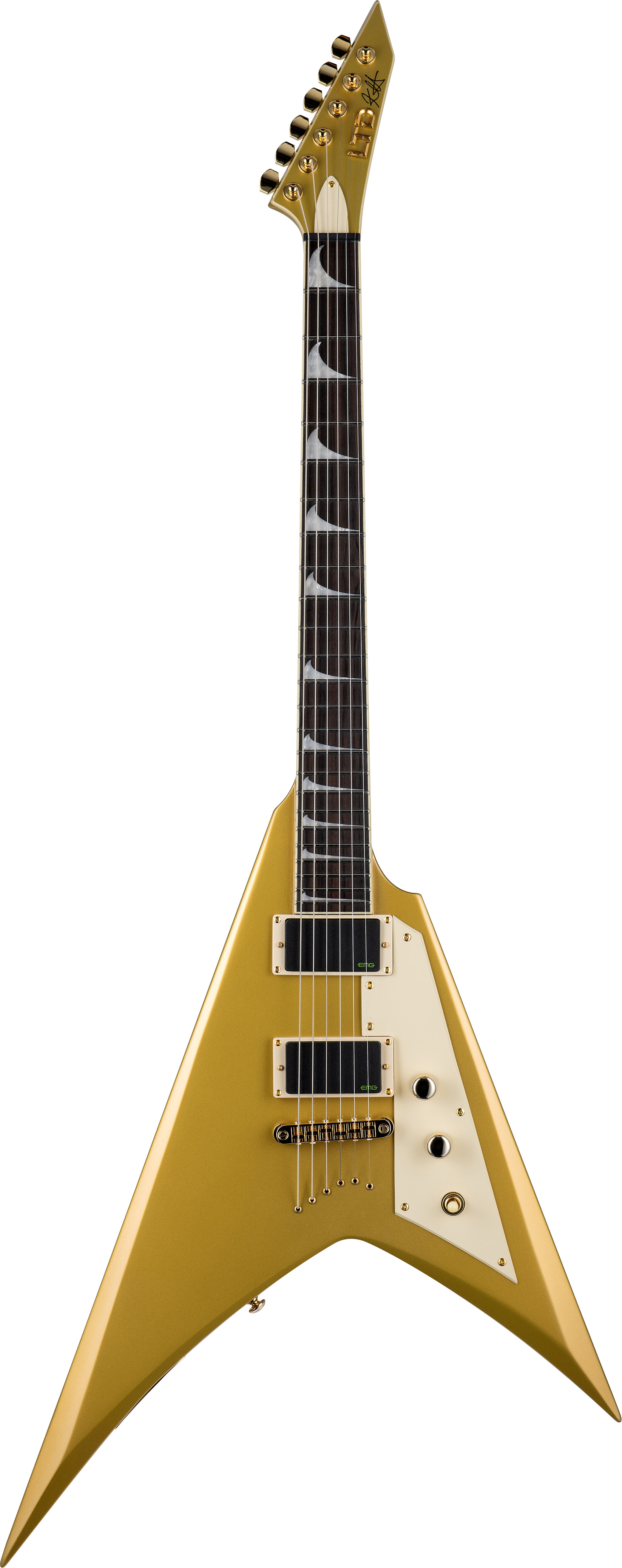 ESP LTD Kirk Hammett KH-V EG WC Met Gold -  LKHVMGO