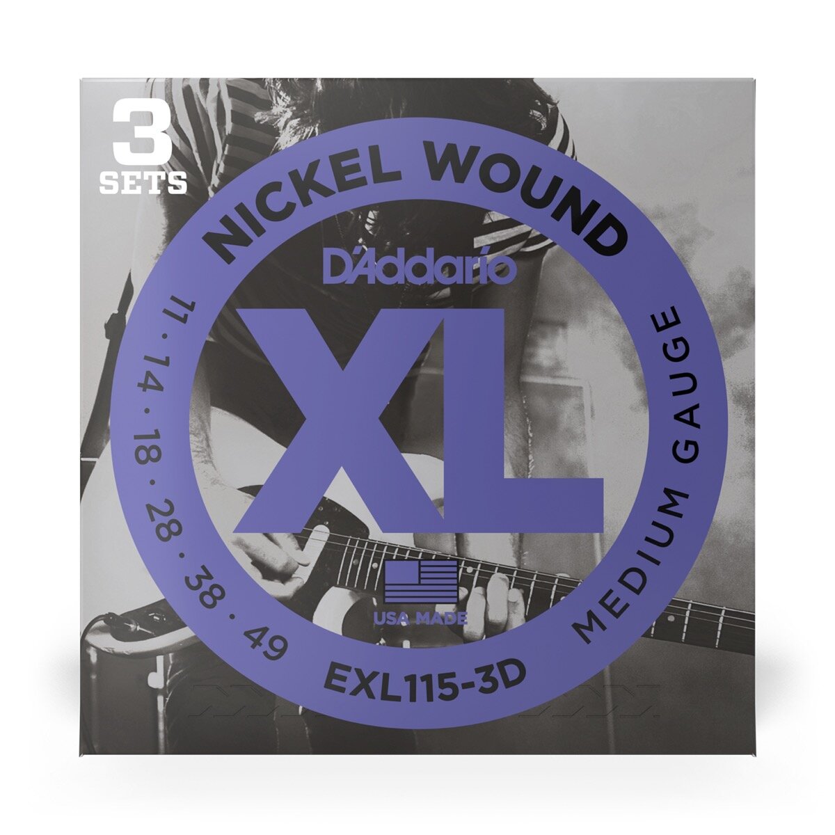 D'Addario EXL115-3D