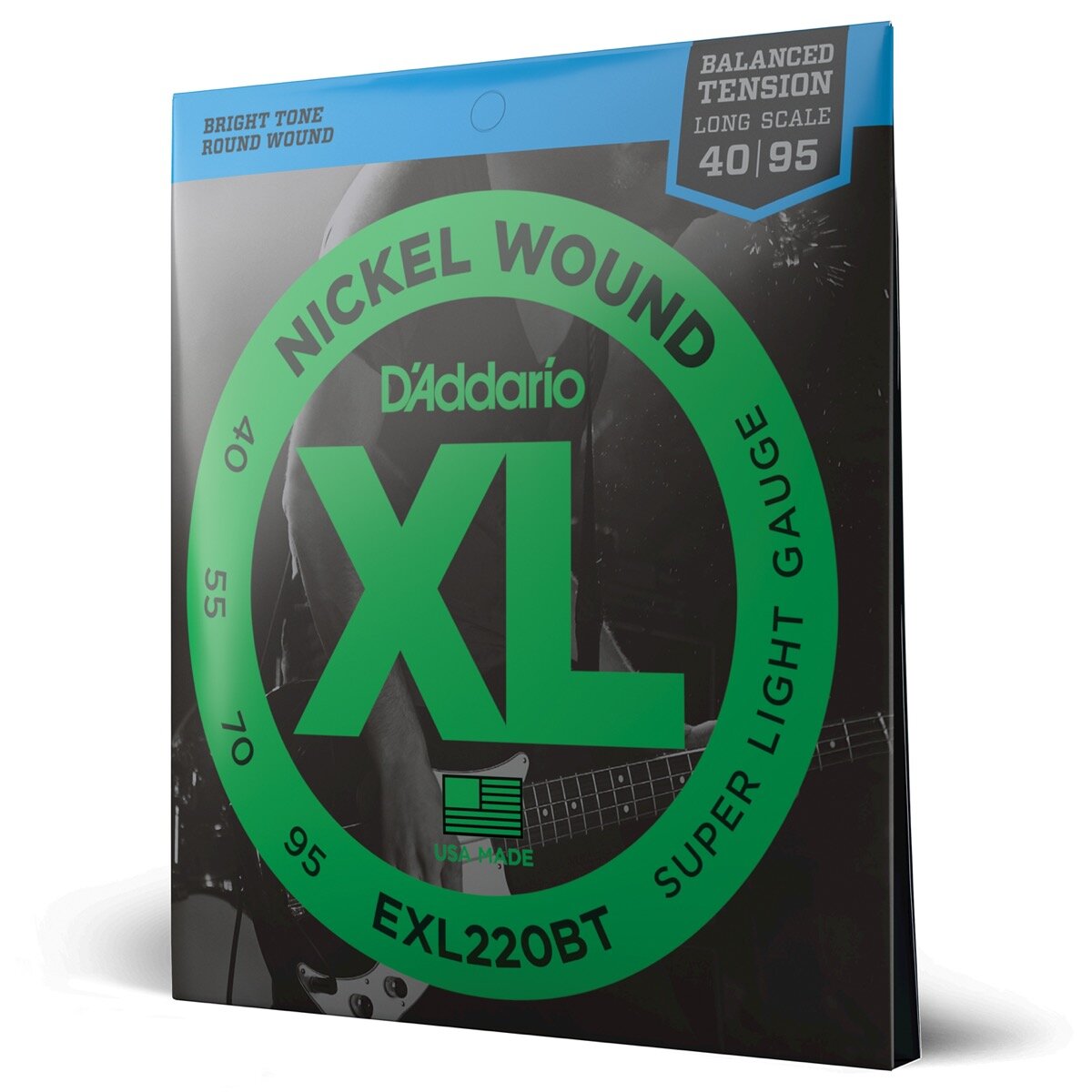 DAddario EXL220BT Nickel Wound Bass Strings -  D'Addario