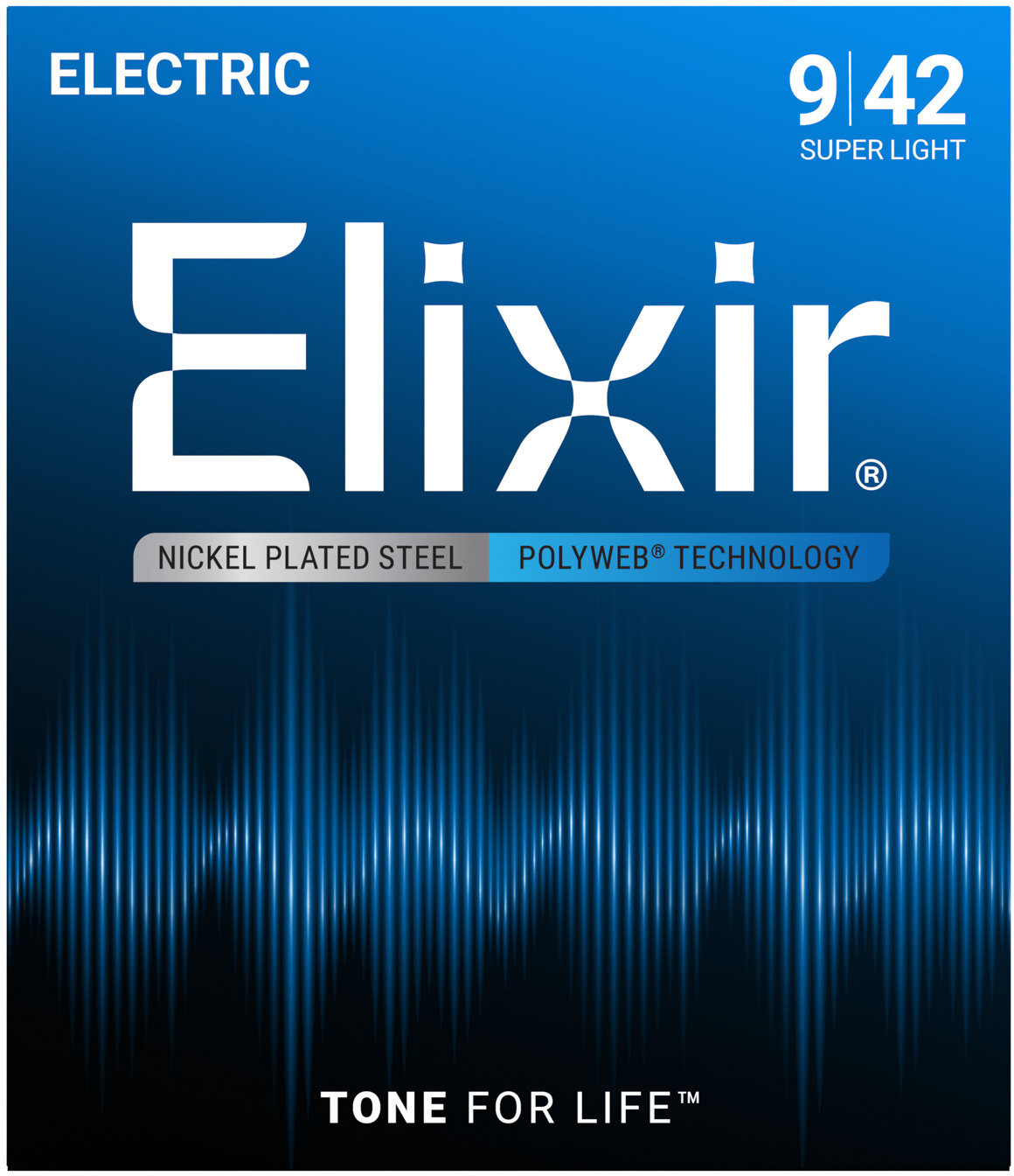 Elixir 12000 Sup Lt Electric Gtr Strings POLYWEB