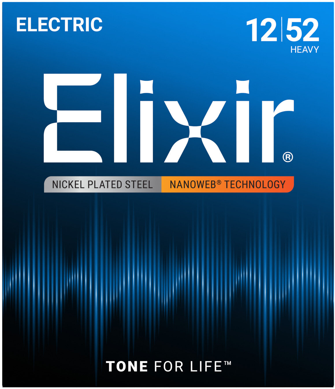 Elixir 12152 NANOWEB Electric Guitar Strings Heavy
