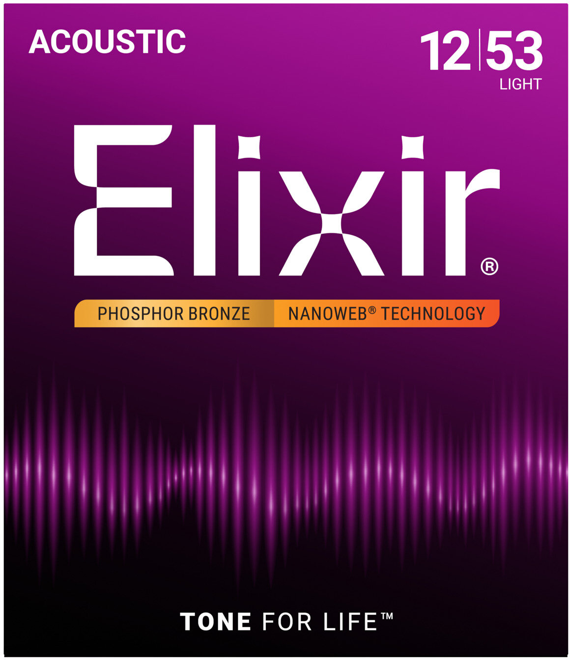 Elixir 16052 Phosphor Bronze Acoustic StLt