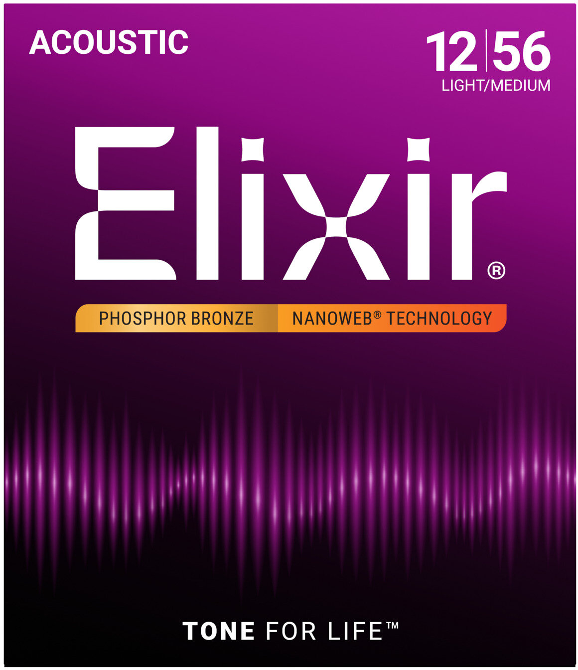 Elixir Phosphor Bronze Acoustic String Light Med