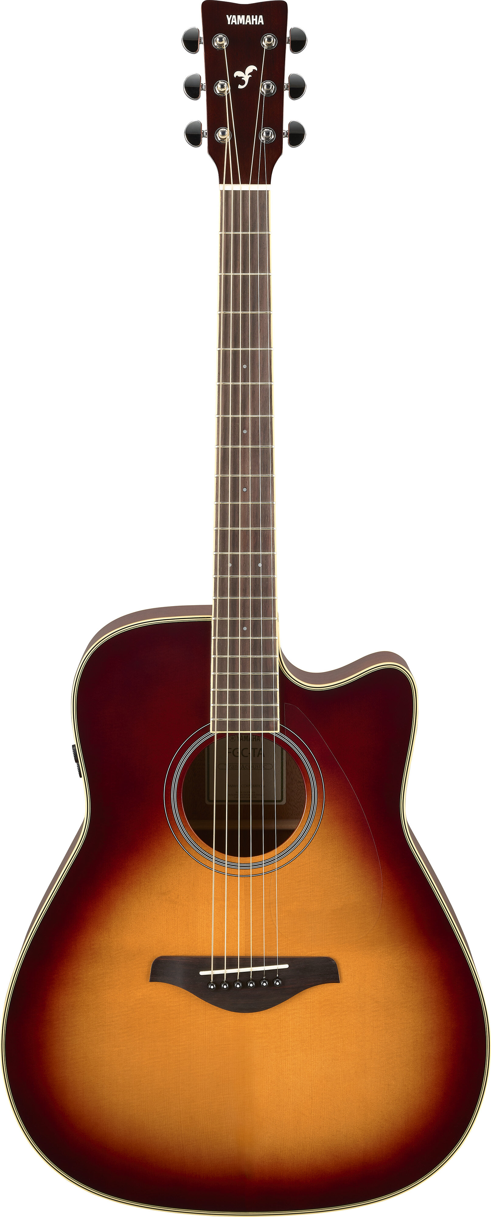 Yamaha FG Cutaway Trans Acoustic Brown Sunburst -  FGC-TA BS