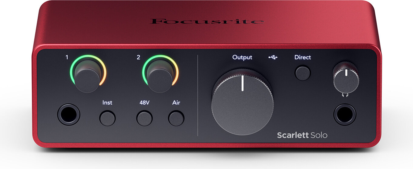 Focusrite Scarlett Solo Gen 4 USB Audio Interface