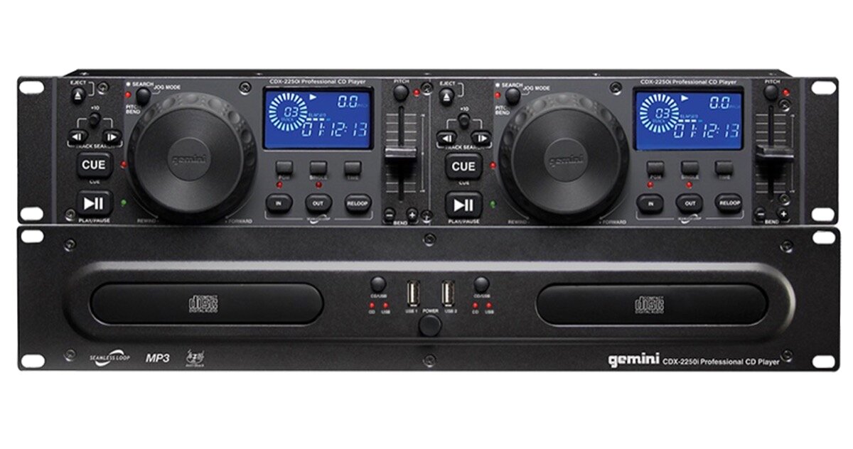 Gemini CDX2250i pro 2U rackmount cdusb player