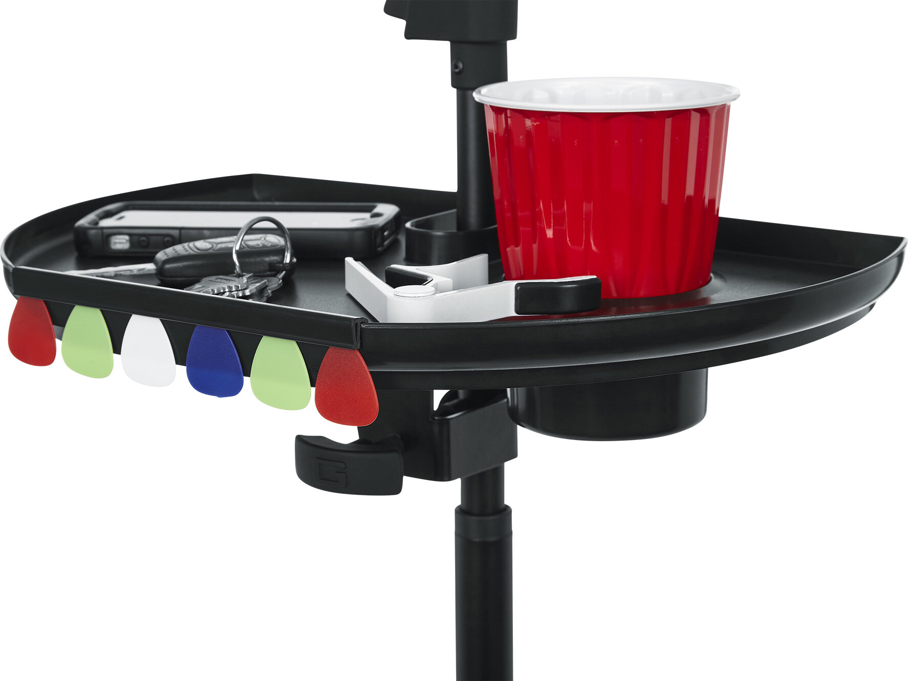 Gator GFW-MICACCTRAYXL XL Mic Stand Accessory Tray