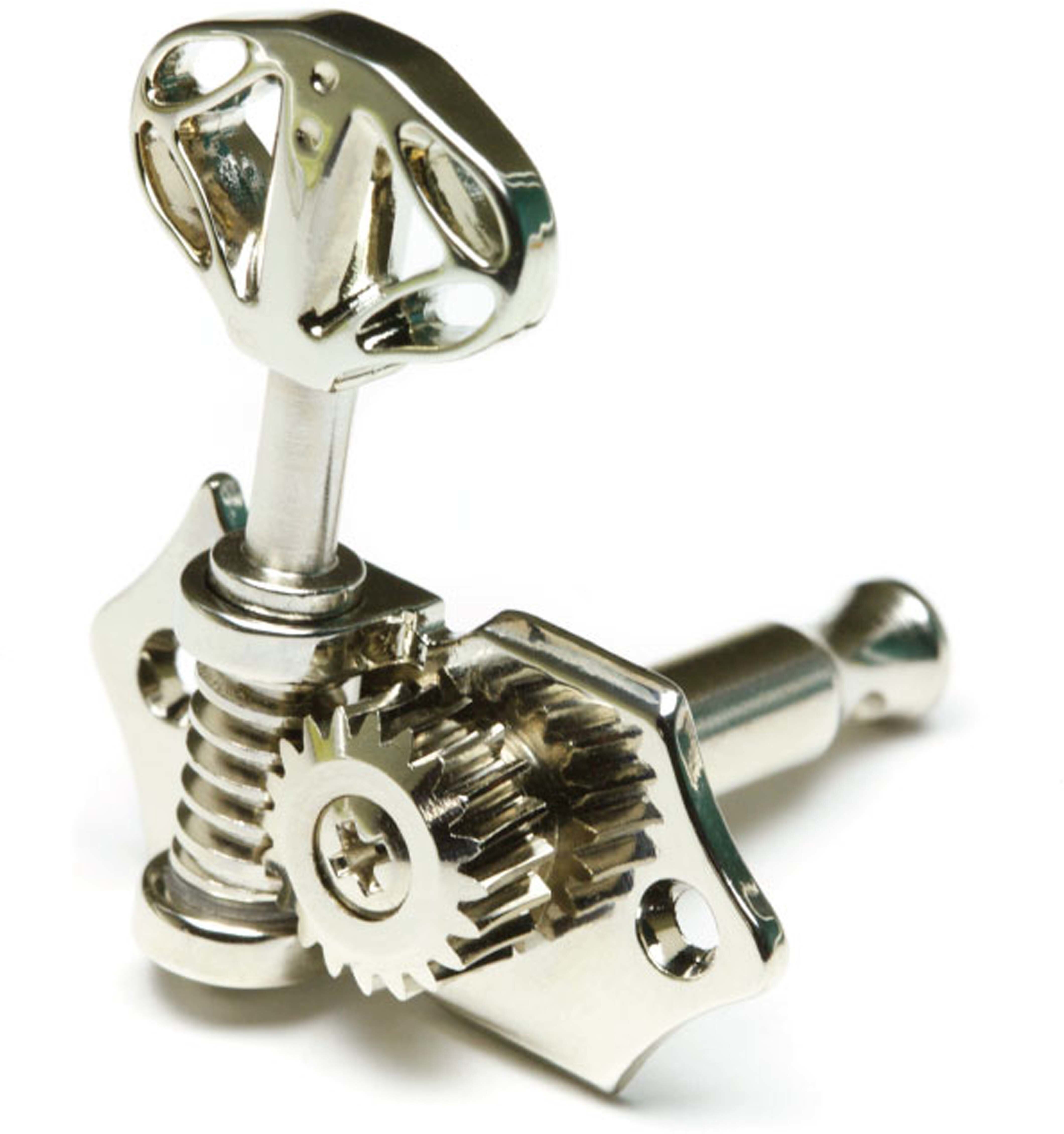 Graph Tech Tuners 3x3 Skeleton Button Nickel