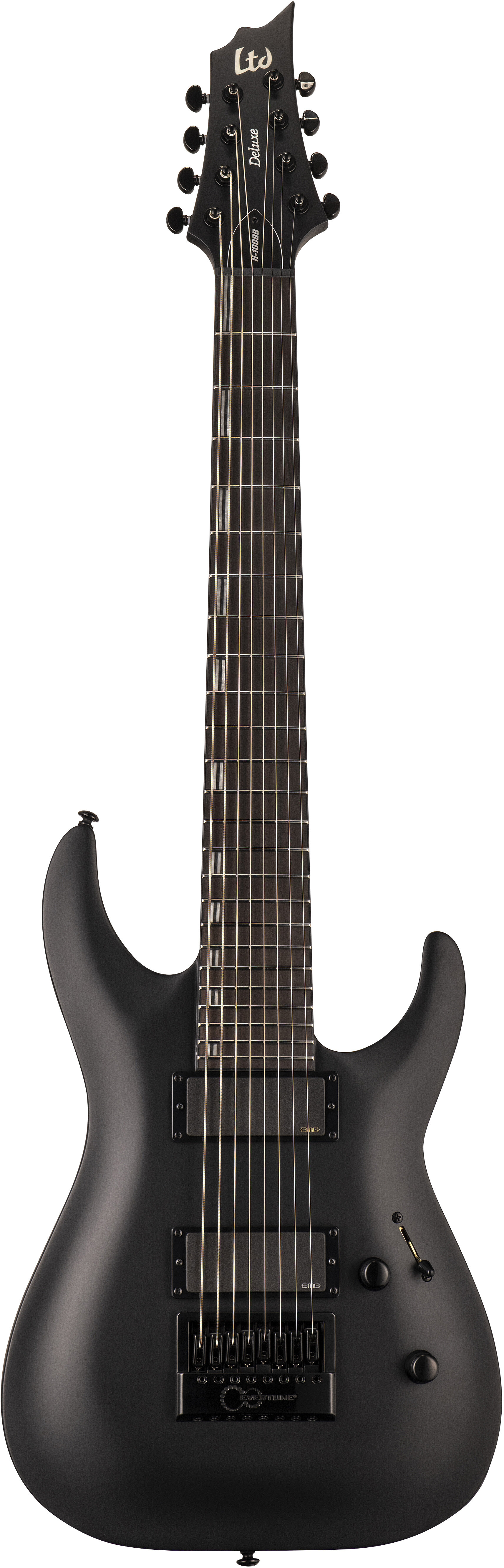 ESP LTD H-1008 Evertune Baritone Guitar Satin Blk -  LH1008ETBLKS