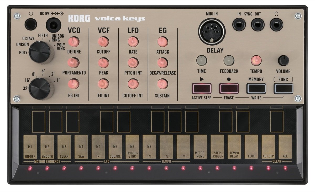 Korg Volca Keys Analog Lead Synthesizer -  VOLCAKEYS