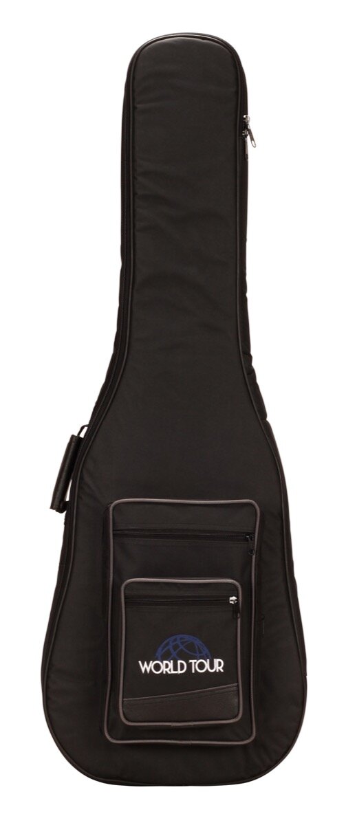 World Tour Deluxe 20mm Bass Guitar Gig Bag