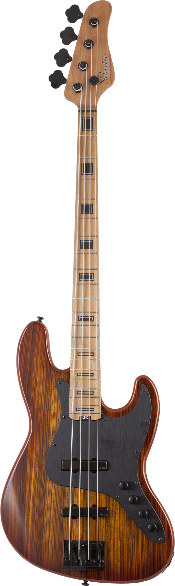 Schecter J-4 Exotic Bass Faded Vintage Sunburst -  2926