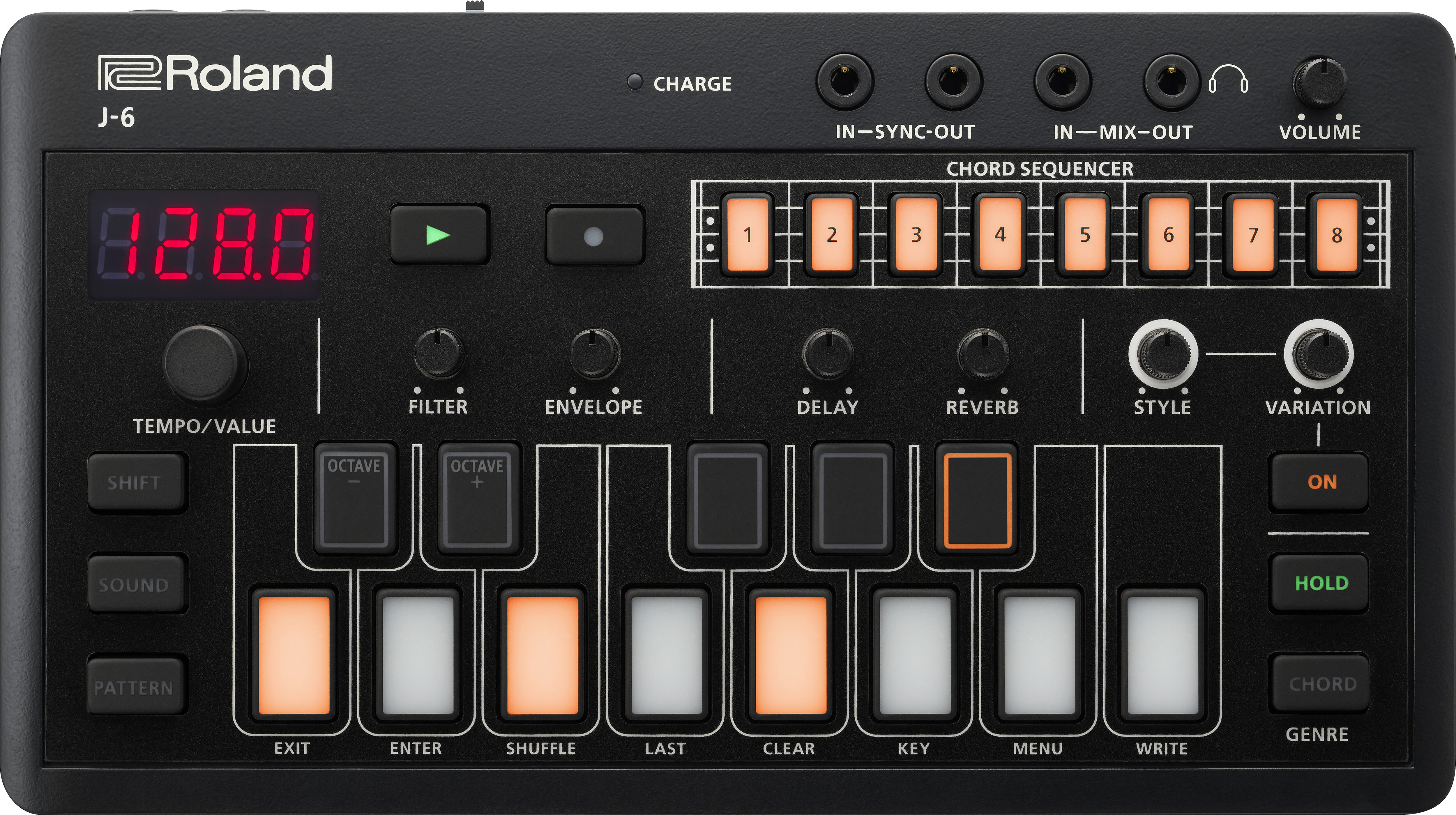 Roland Aira Compact J6 Desktop Chord Synthesizer