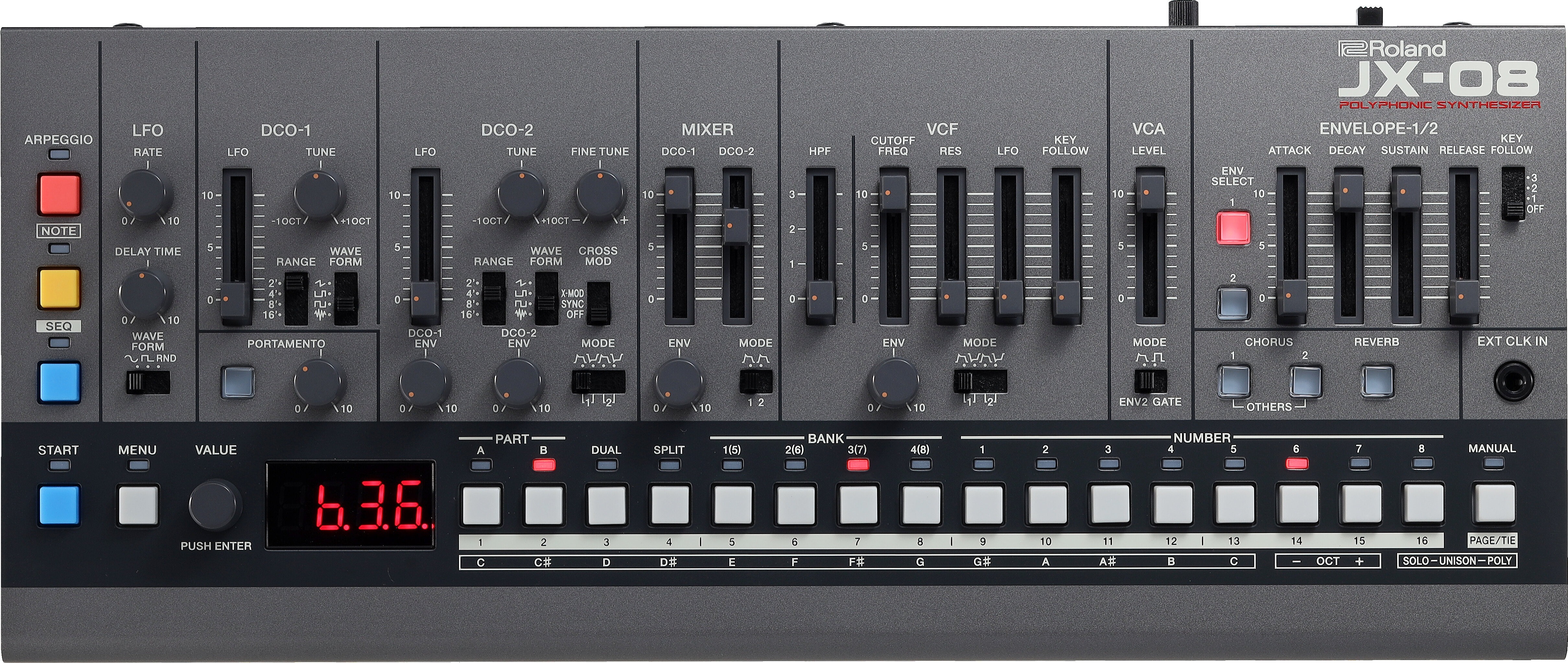 Roland JX08 Boutique Desktop Synthesizer