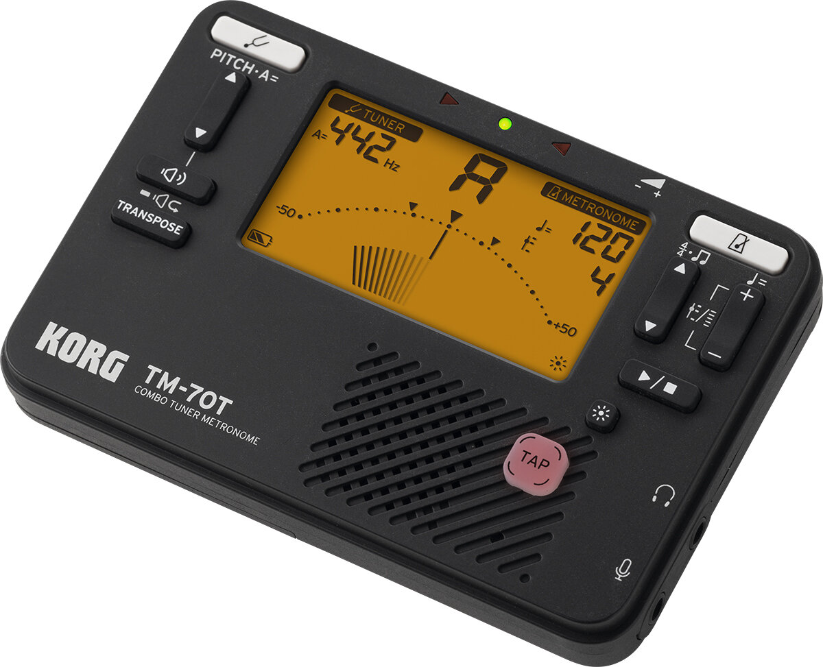 Korg TM70T Tuner Metronome Black