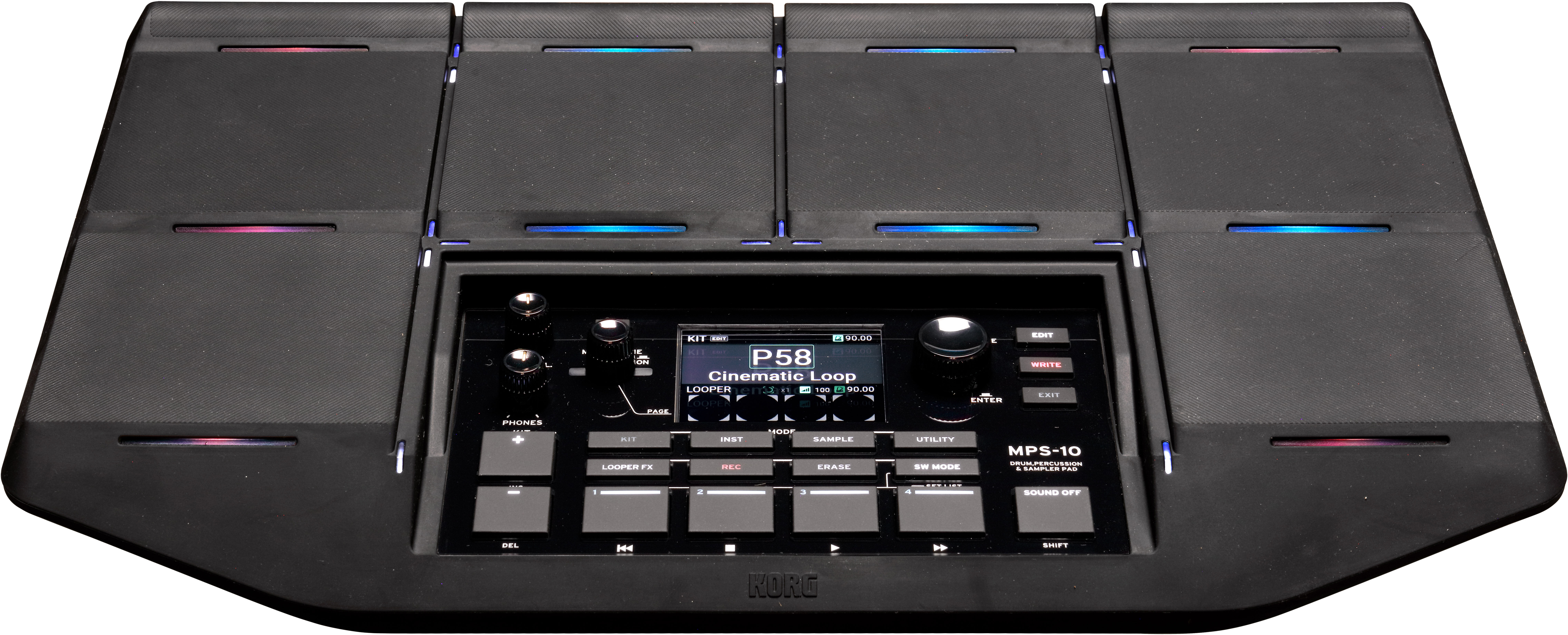 Korg MPS10 Drum Percussion and Sampler Pad
