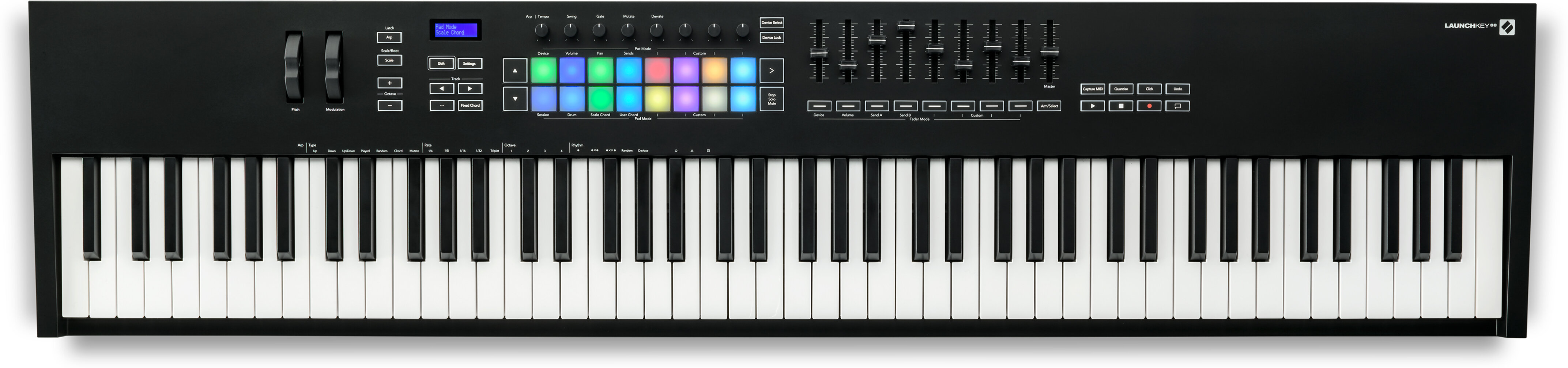 Novation Launchkey 88 MK3 USB Keyboard Controller -  AMS-Launchkey-88-MK3