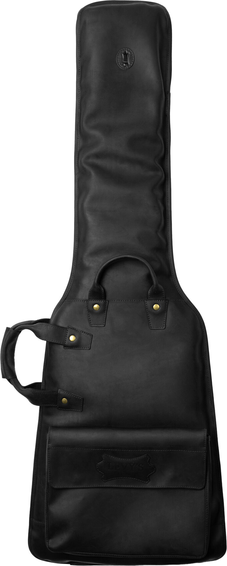 Levys LM19CHBLK Leather Bass Guitar Gig Bag