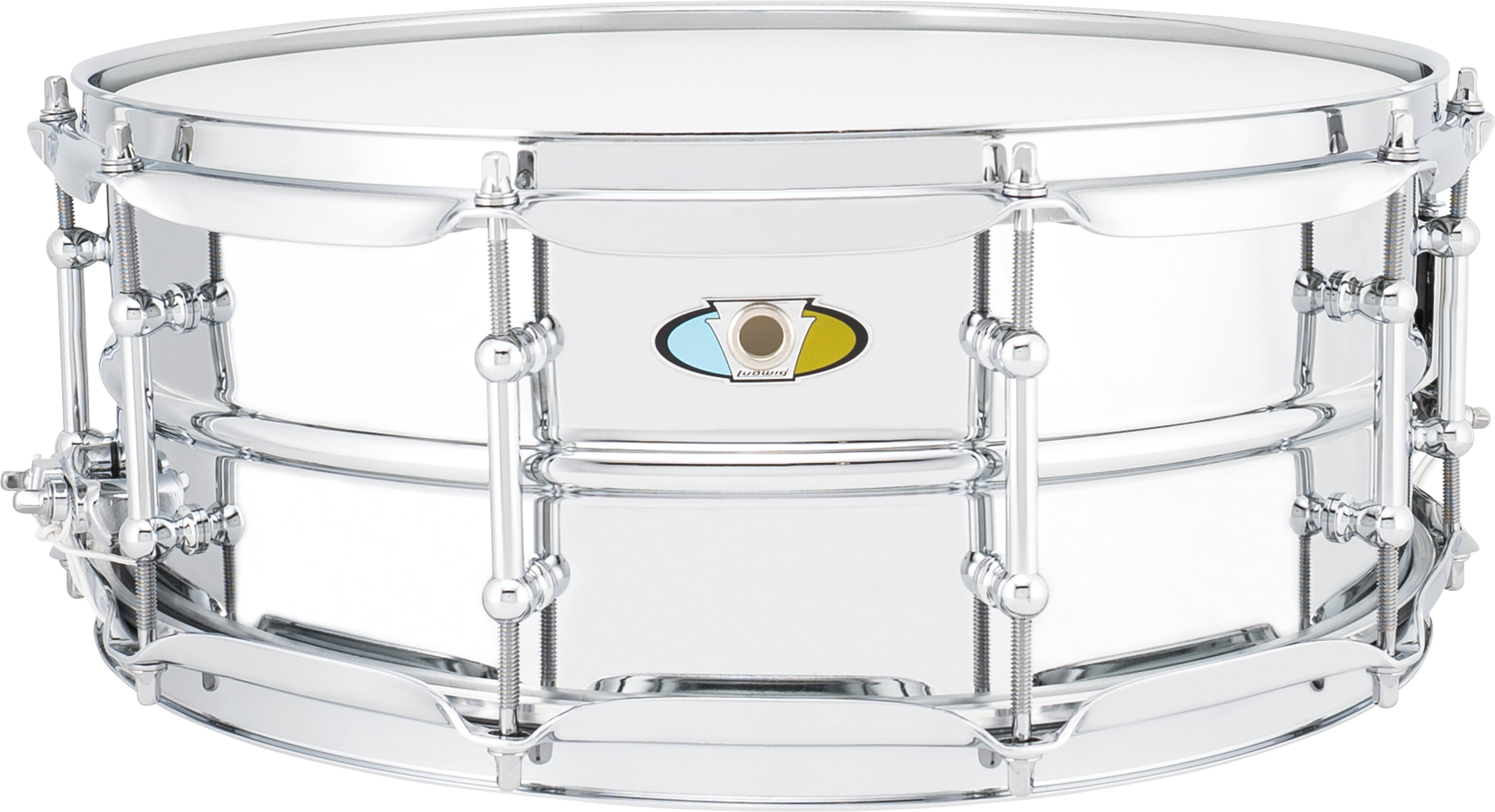 Ludwig Supralite LU554SL 5 5X14 Steel Snare Drum