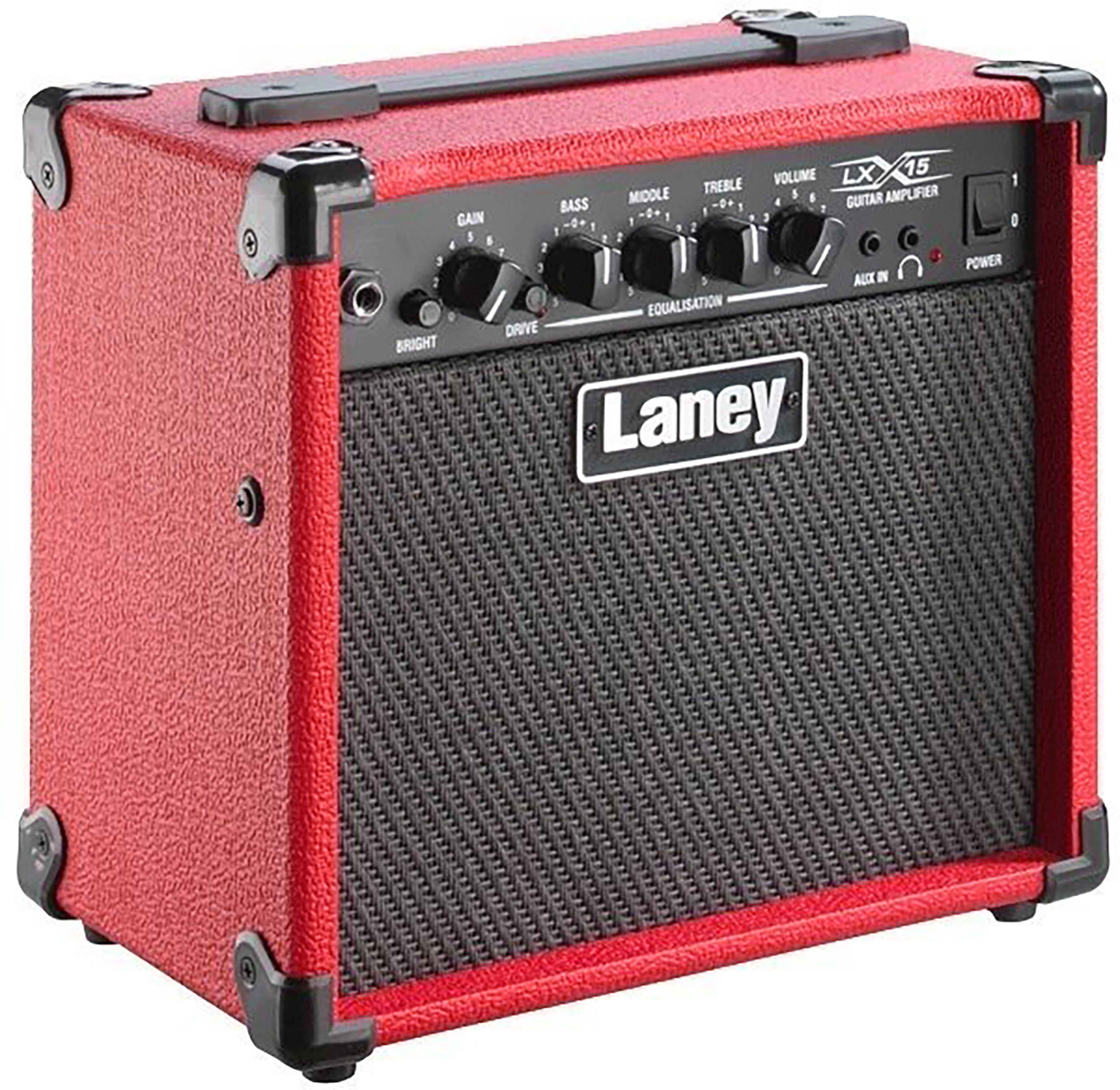 Laney LX15 Guitar Combo 2x5in 15 Watts Red -  LX15-RED