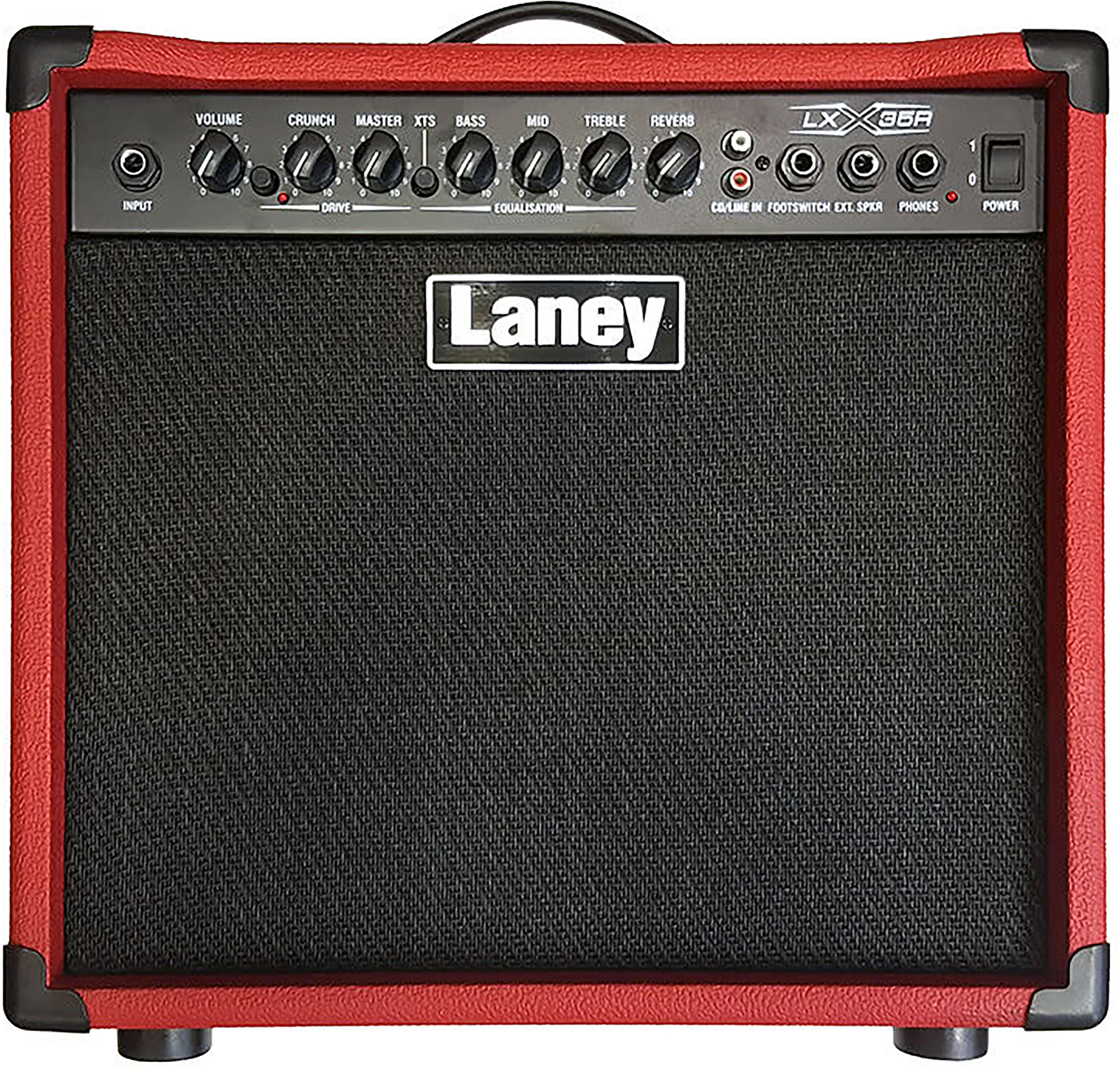 Laney LX35R Guitar Combo 1x10in 35 Watts Red -  LX35R-RED