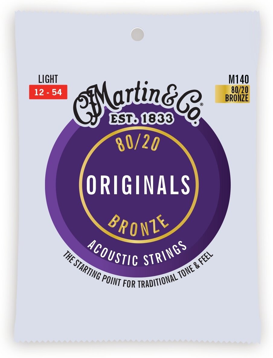 Martin M140 Original Acoustic Guitar Strings