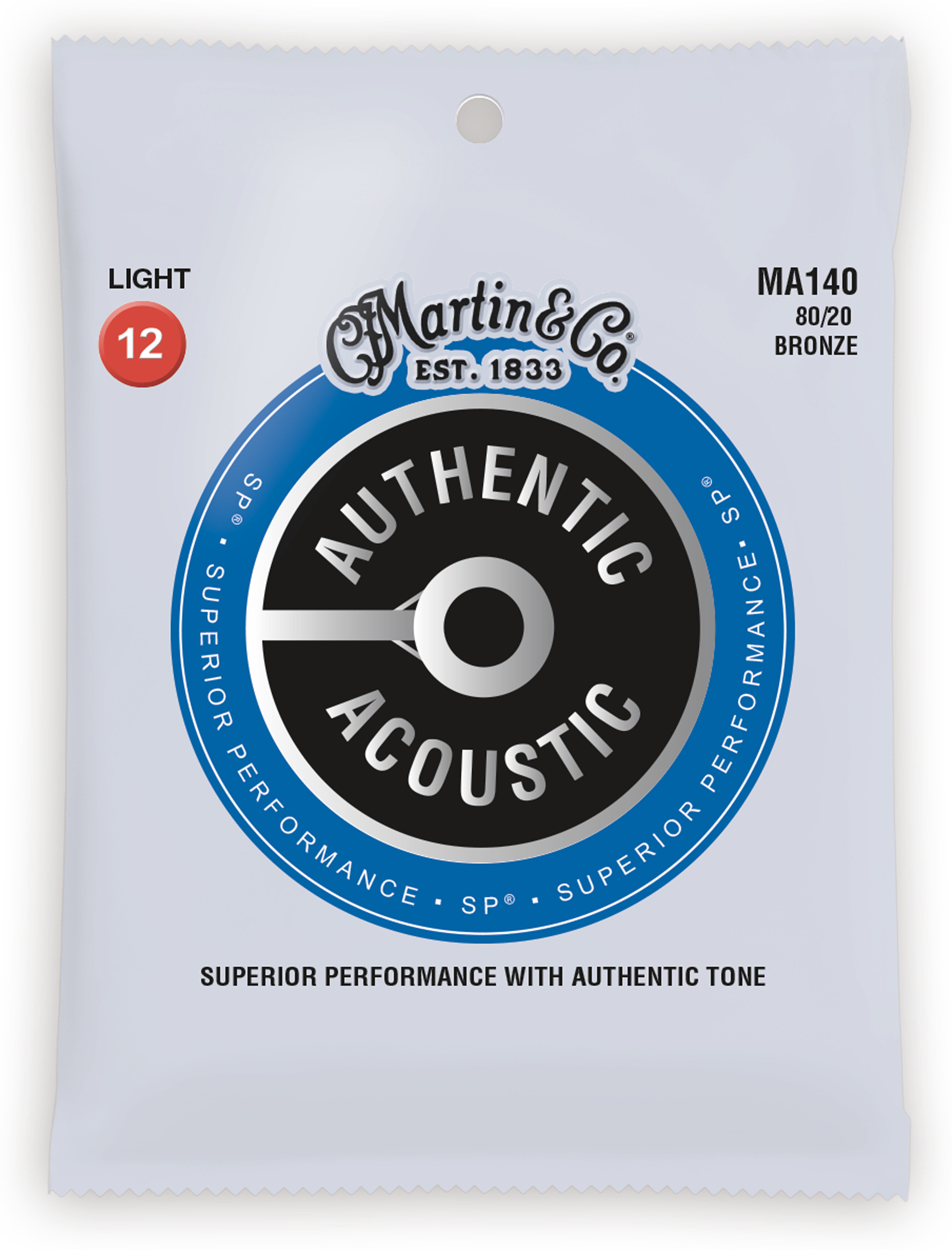 Martin MA140 Authentic Acoustic SP Guitar Strings