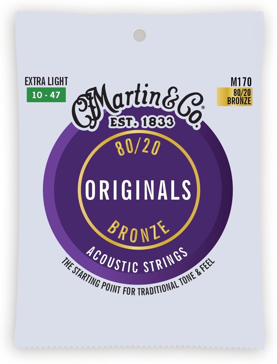 Martin M170 Original Acoustic Guitar Strings