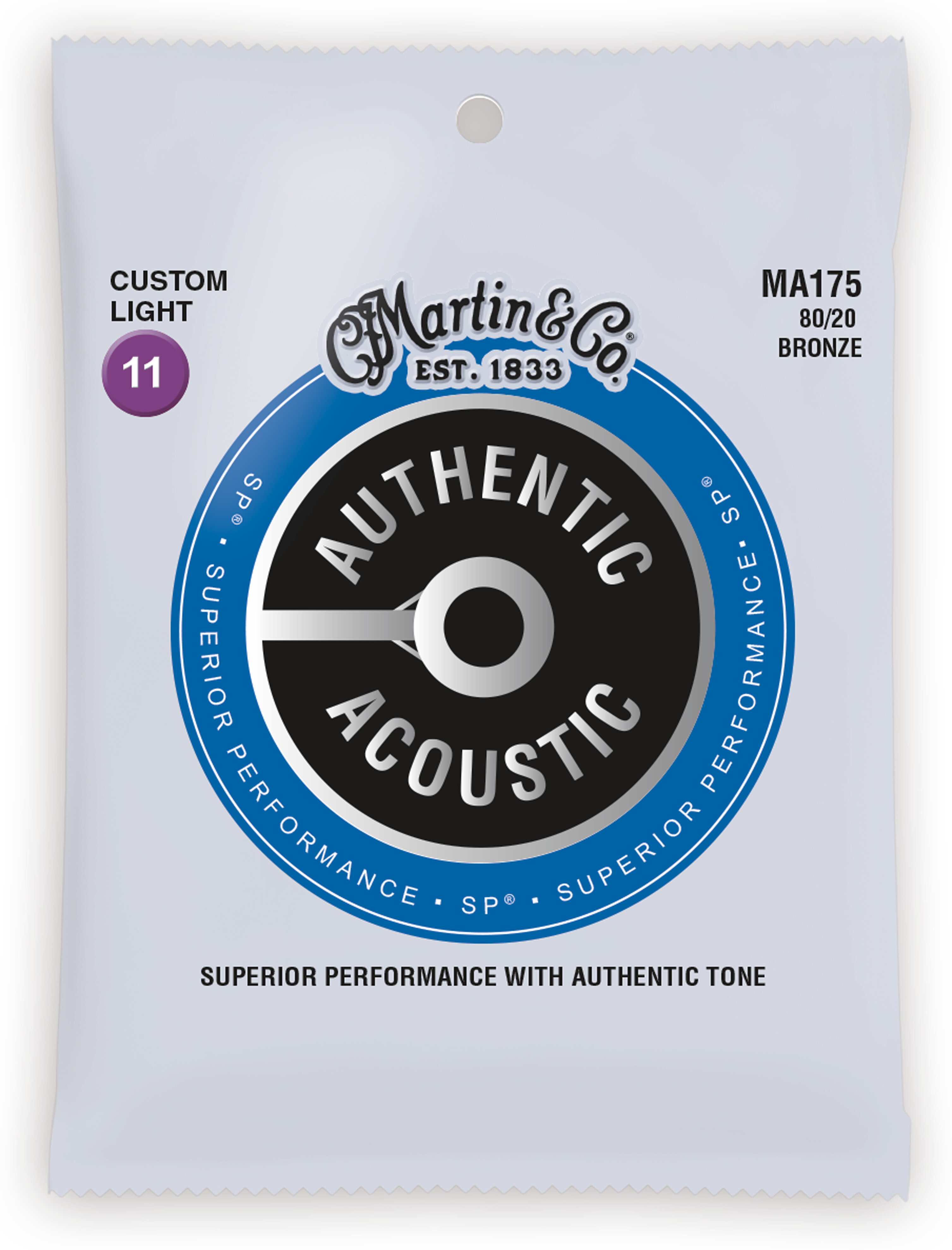 Martin MA175 Authentic Acoustic SP Guitar Strings