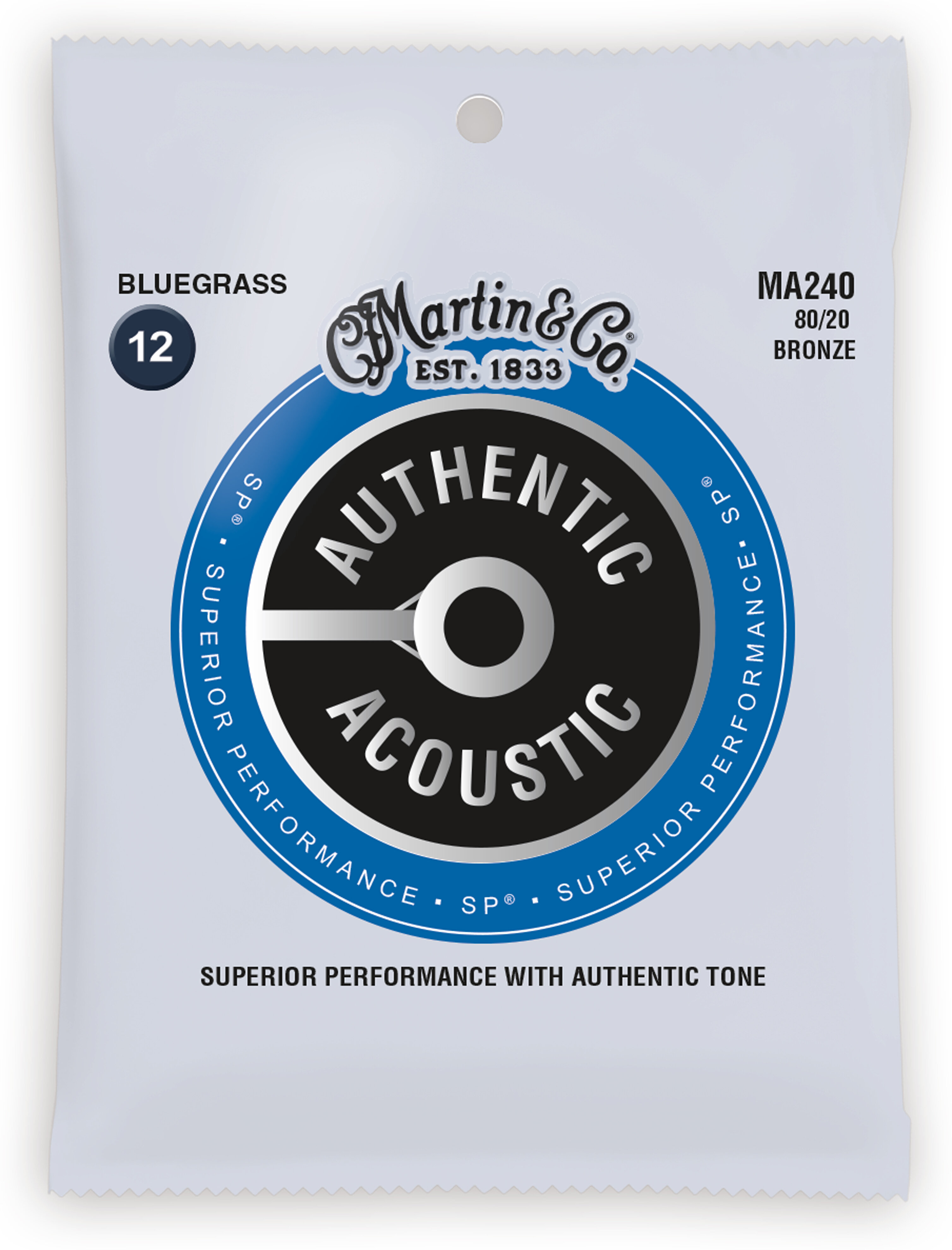 Martin MA240 Authentic Acoustic SP Guitar Strings