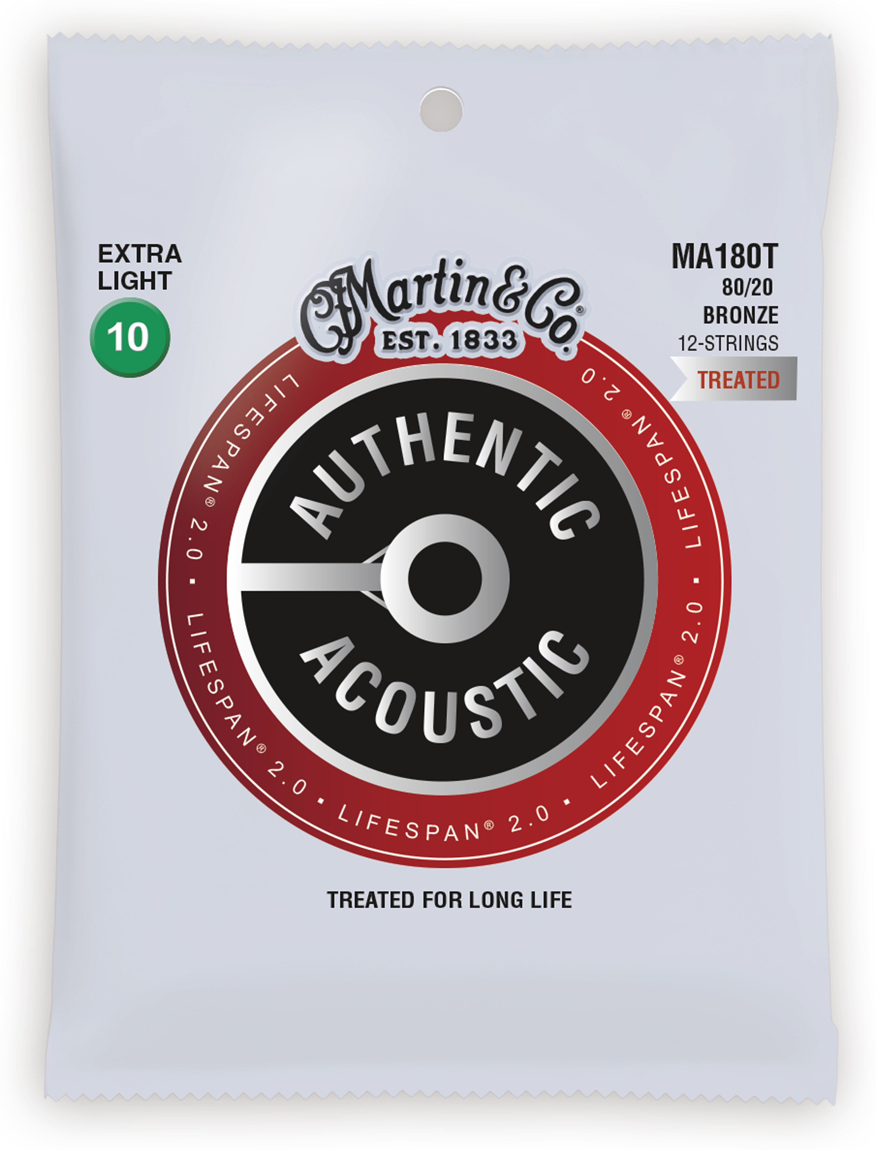 Martin MA180T Authentic Acoustic 12 String Set