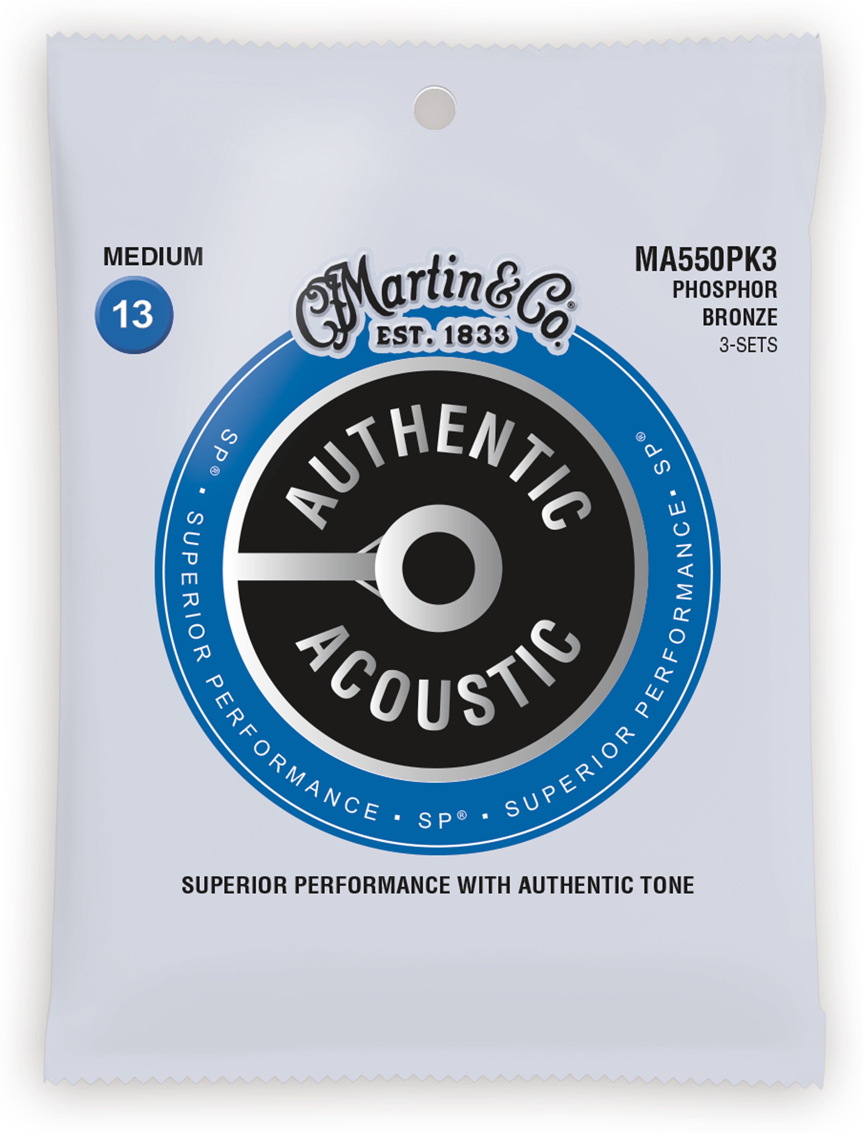 Martin MA550PK3 Authentic Acoustic Lifespan 2 3Pk