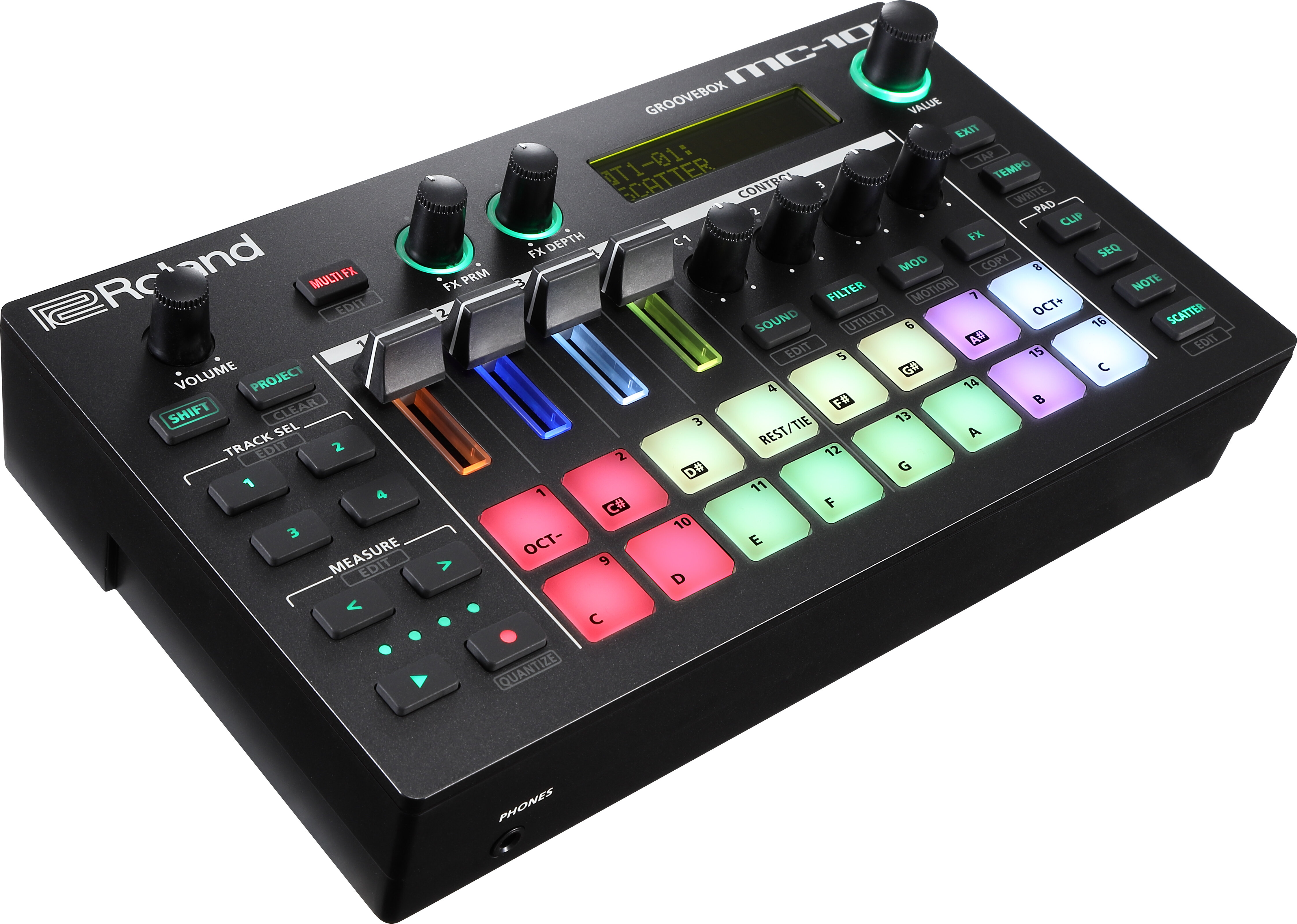 Roland MC101 Groovebox Production Workstation