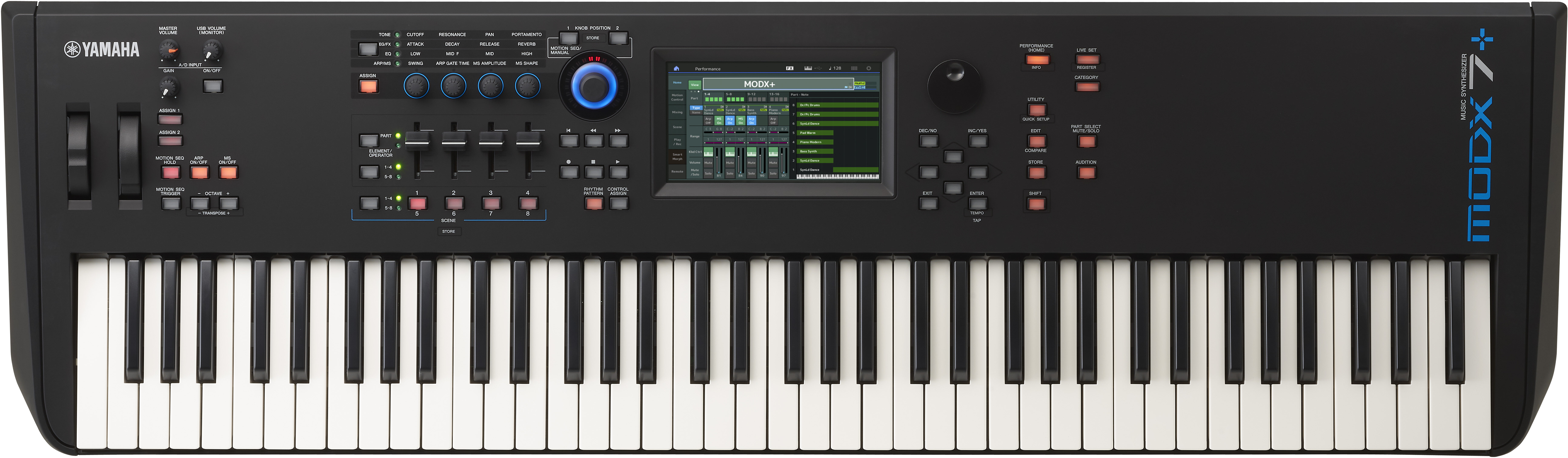 Yamaha MODX7 Plus 76 Key Keyboard Synthesizer