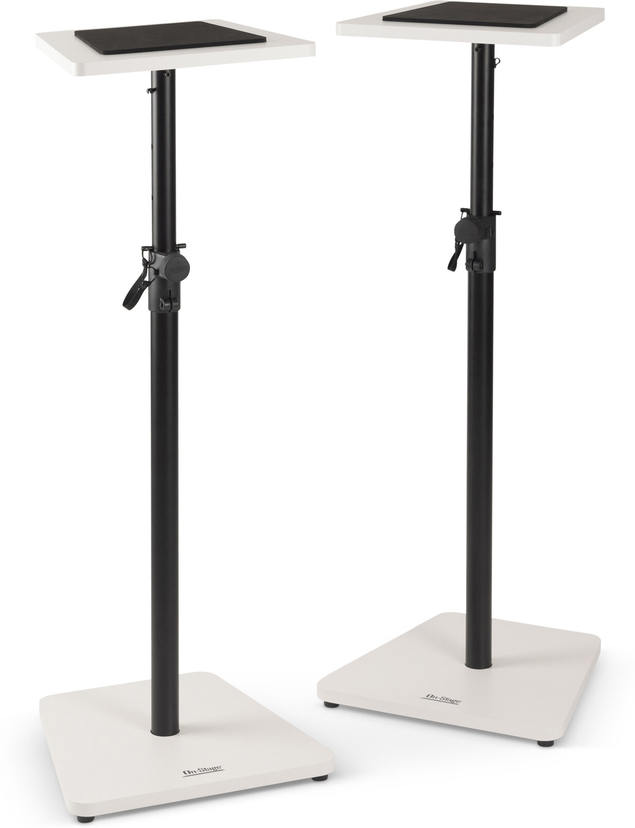 On Stage SMS7500W Studio Monitor Stands White