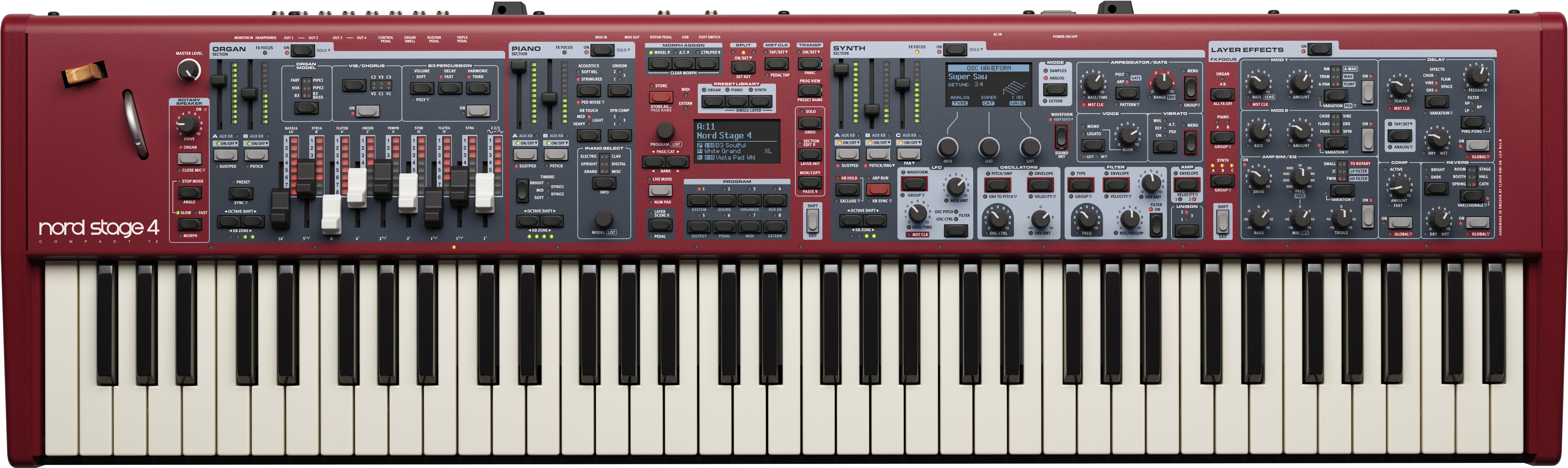 Nord Stage 4 Compact Performance Keyboard