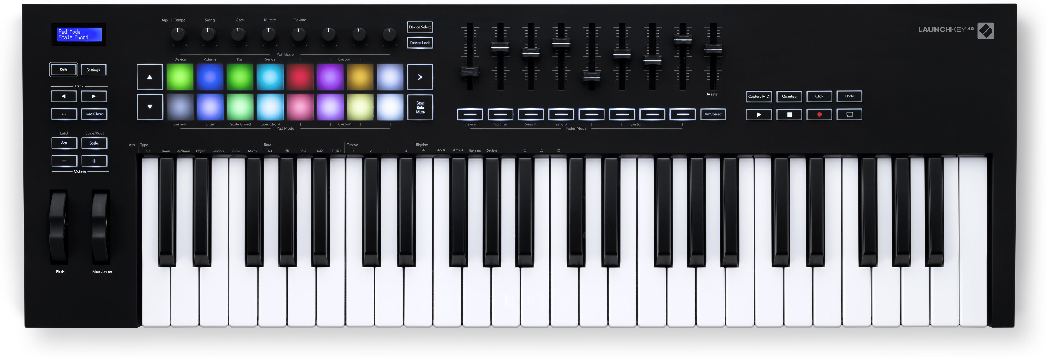 USB Keyboard Controller - Novation LAUNCHKEY 49 MK3