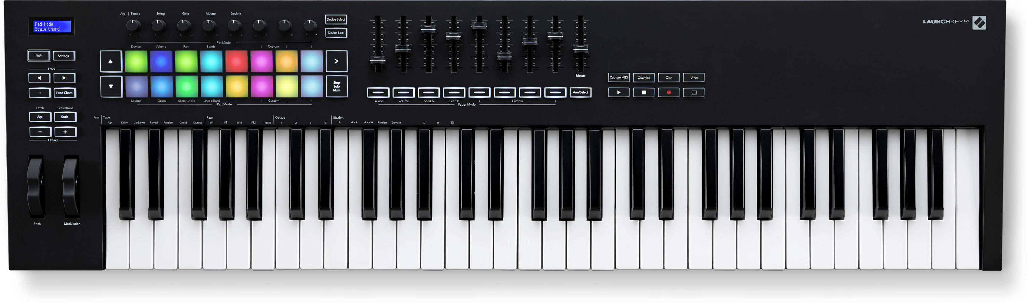 USB Keyboard Controller - Novation LAUNCHKEY 61 MK3