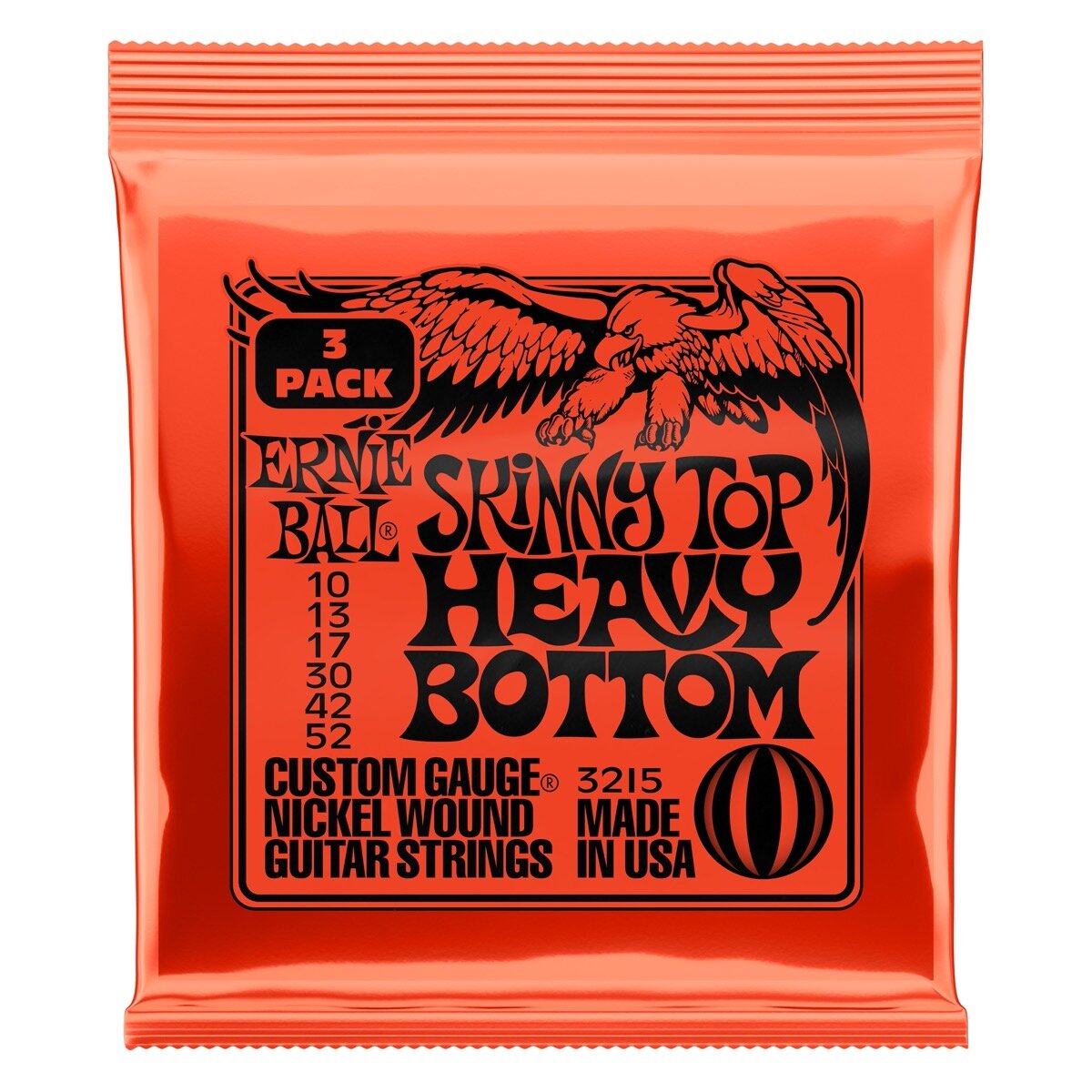 Skinny Top Heavy Bottom 3 Pack - Ernie Ball P03215