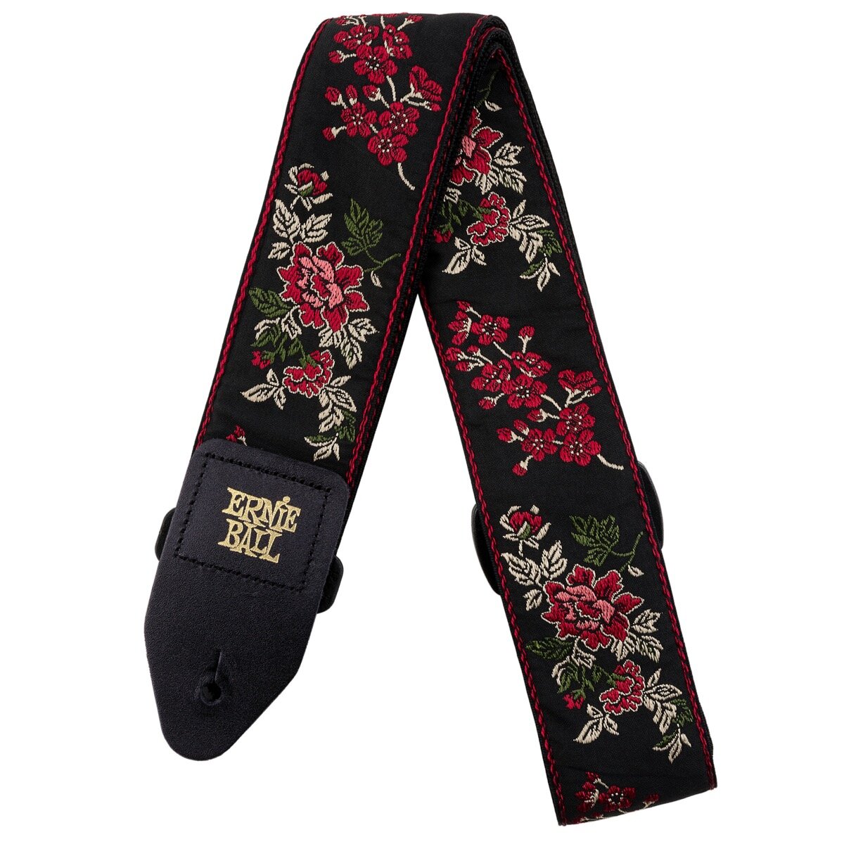 Jacquard Guitar Strap Red Rose - Ernie Ball P04142