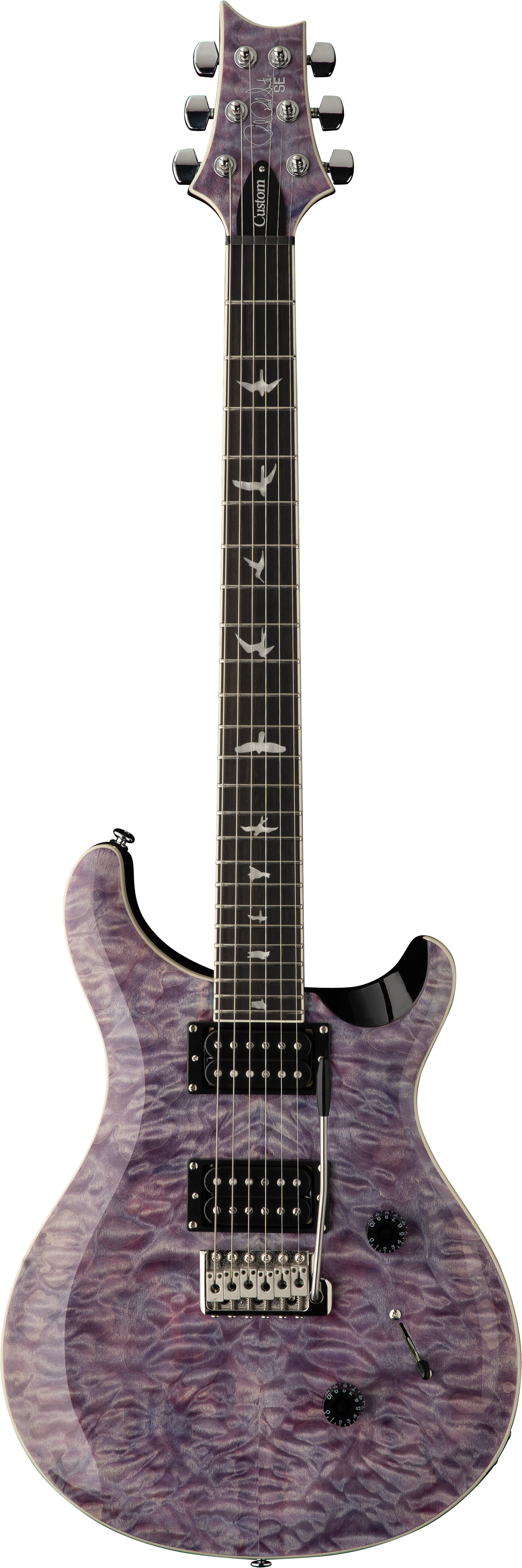 PRS SE Custom 24 Quilt Electric Guitar Violet -  107876::VI: