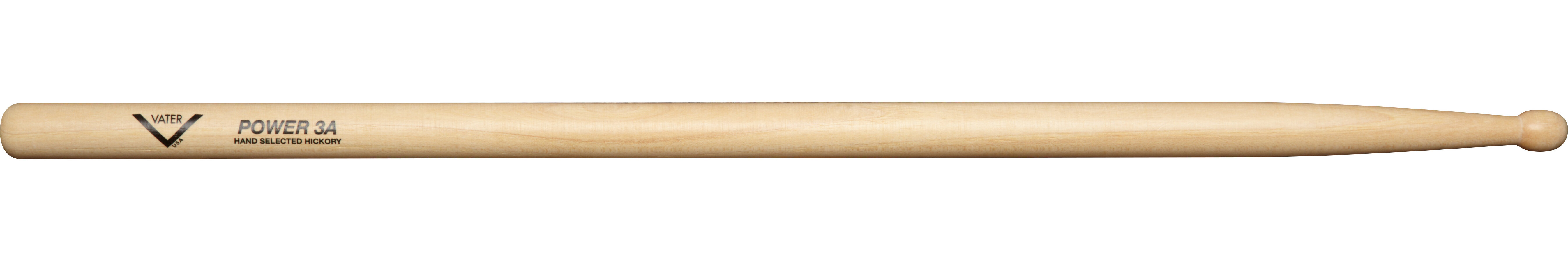 Vater Power 3A Hickory Wood Tip Drumsticks Pair