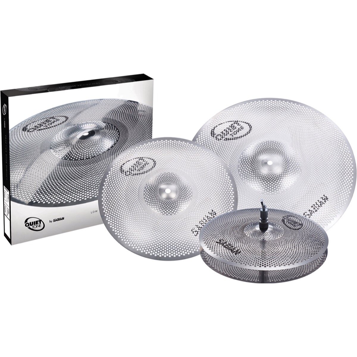 Quiet Tone QTPC502 Practice Cym Set 13HH/14C/18CR