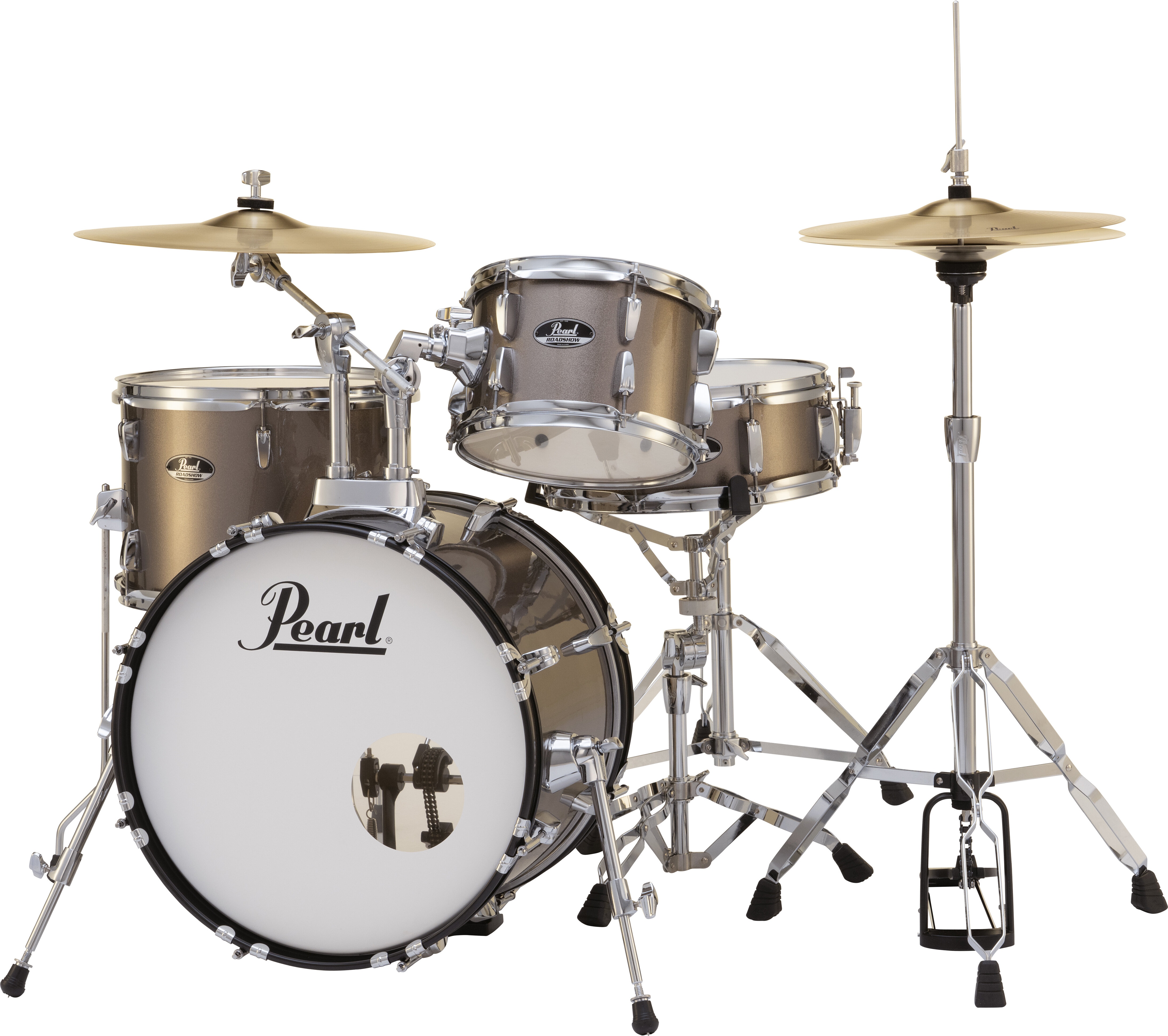 Pearl Roadshow 4Pc Complete Bop Drumset Bronze Met -  RS584C/C707