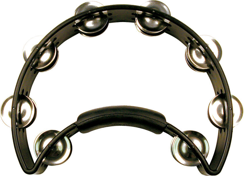 Rhythm Tech 1010 Tambourine Black Nickel Jingles