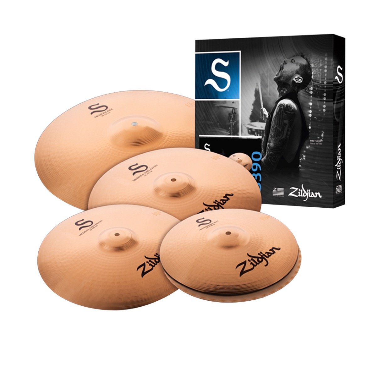 Zildjian S Series 390 Cymbal Set 14/16/18/20 -  S390